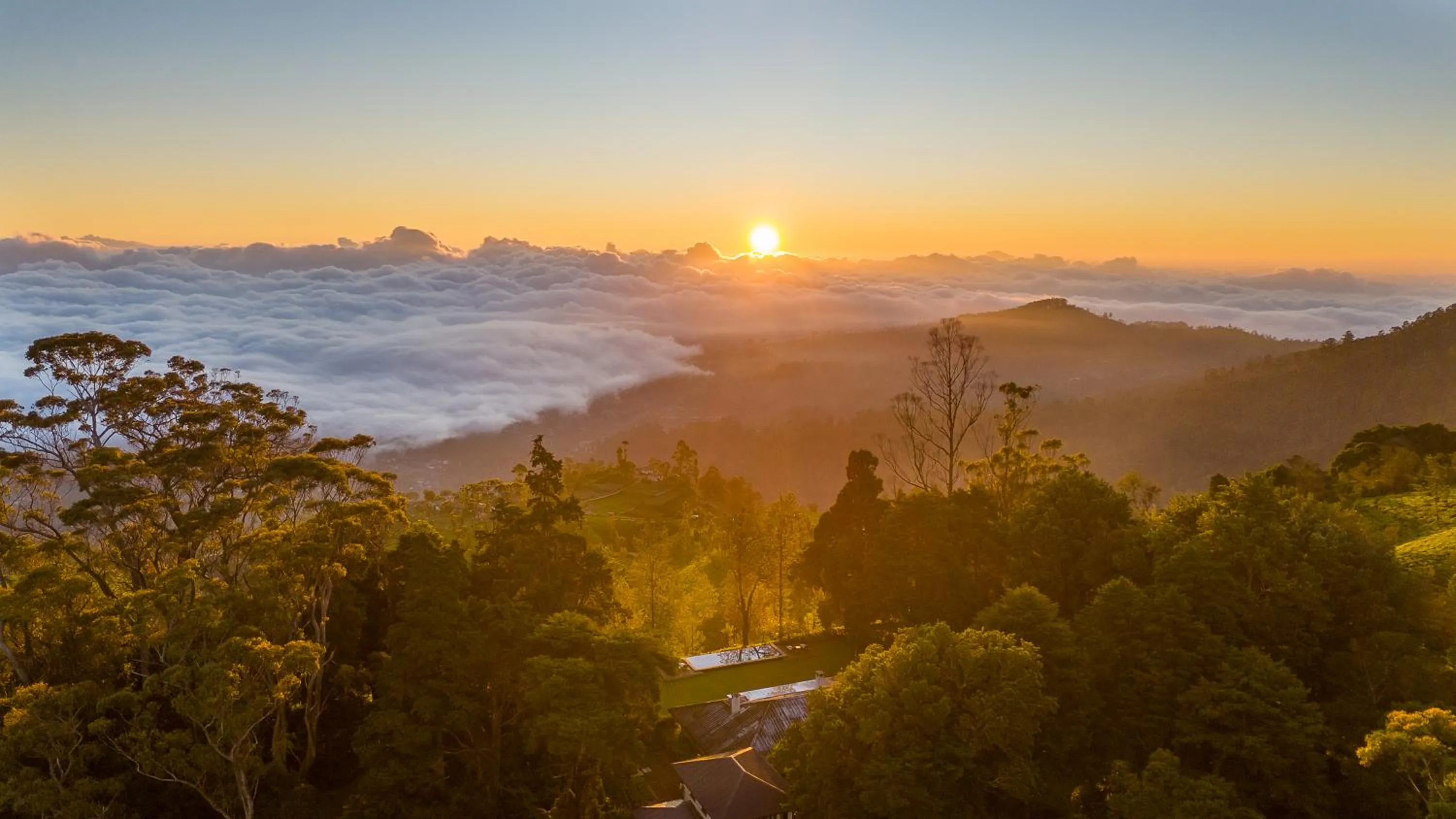 Natural landscape in Goatfell - Nuwara Eliya