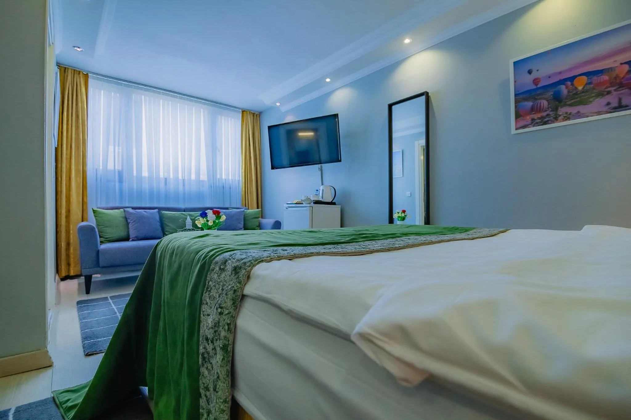 Bed in Galataport Flat Company