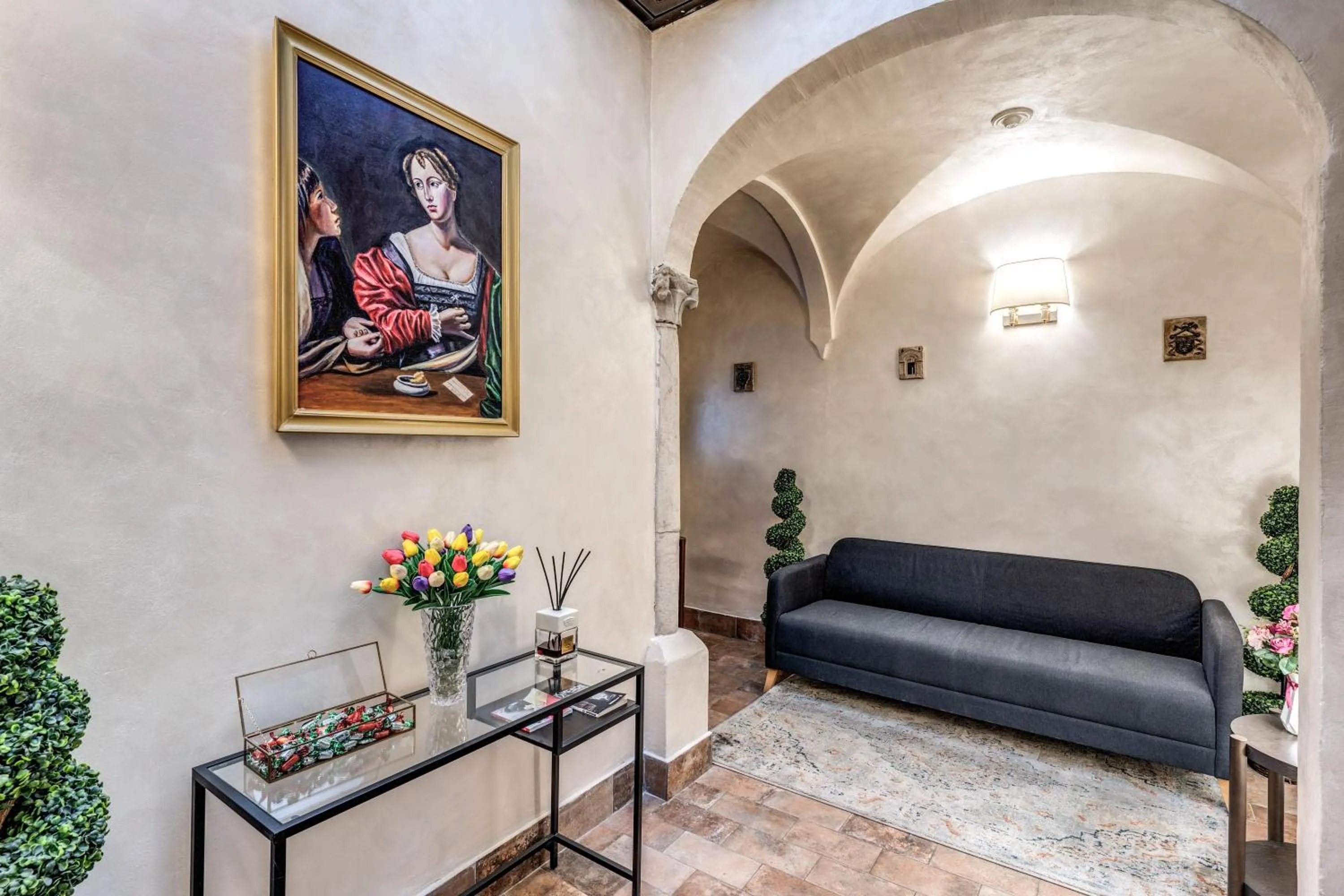 Communal lounge/ TV room in Boutique Relais Barozzi & SPA