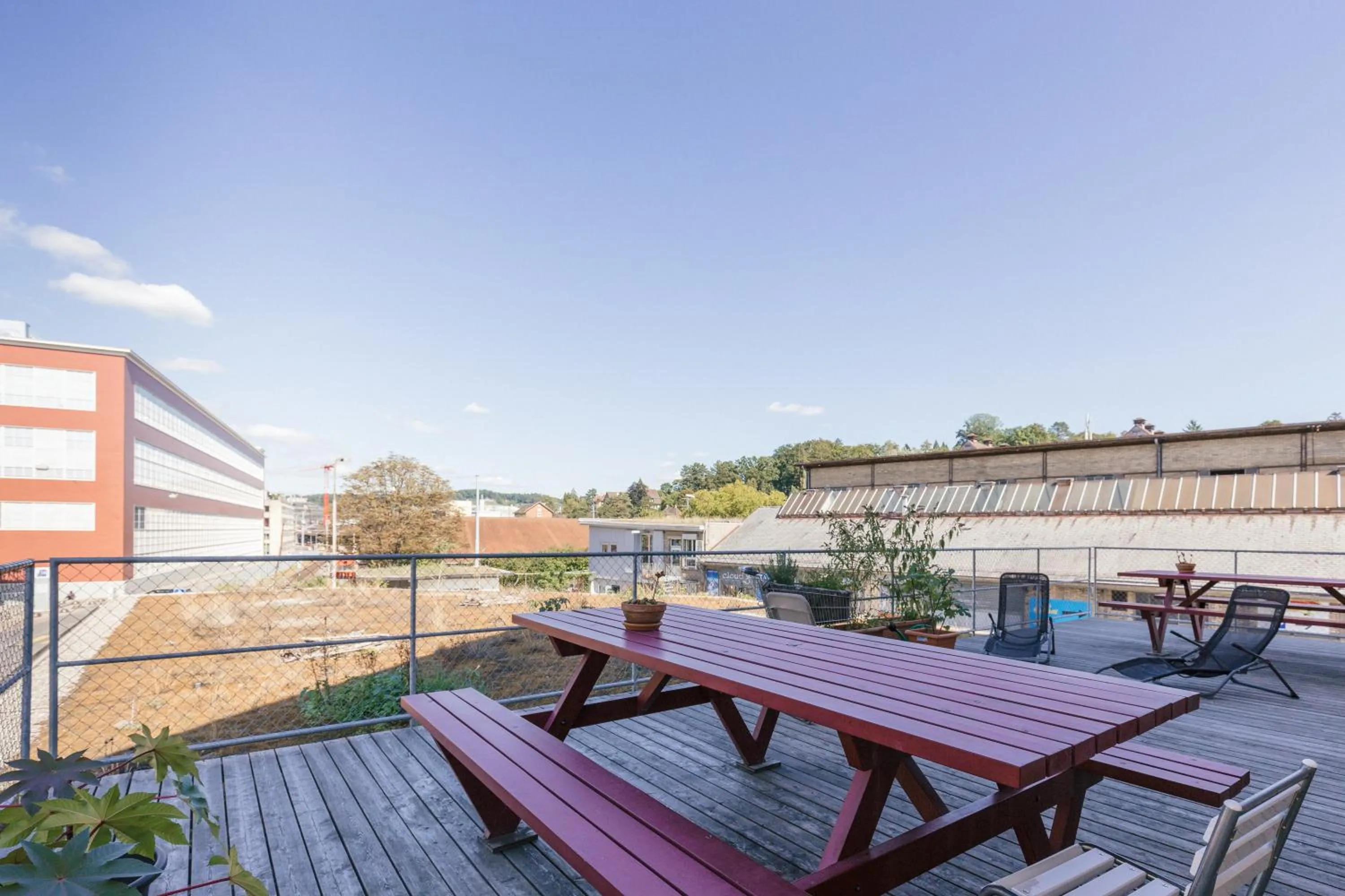 Balcony/Terrace in Depot 195 - Hostel Winterthur