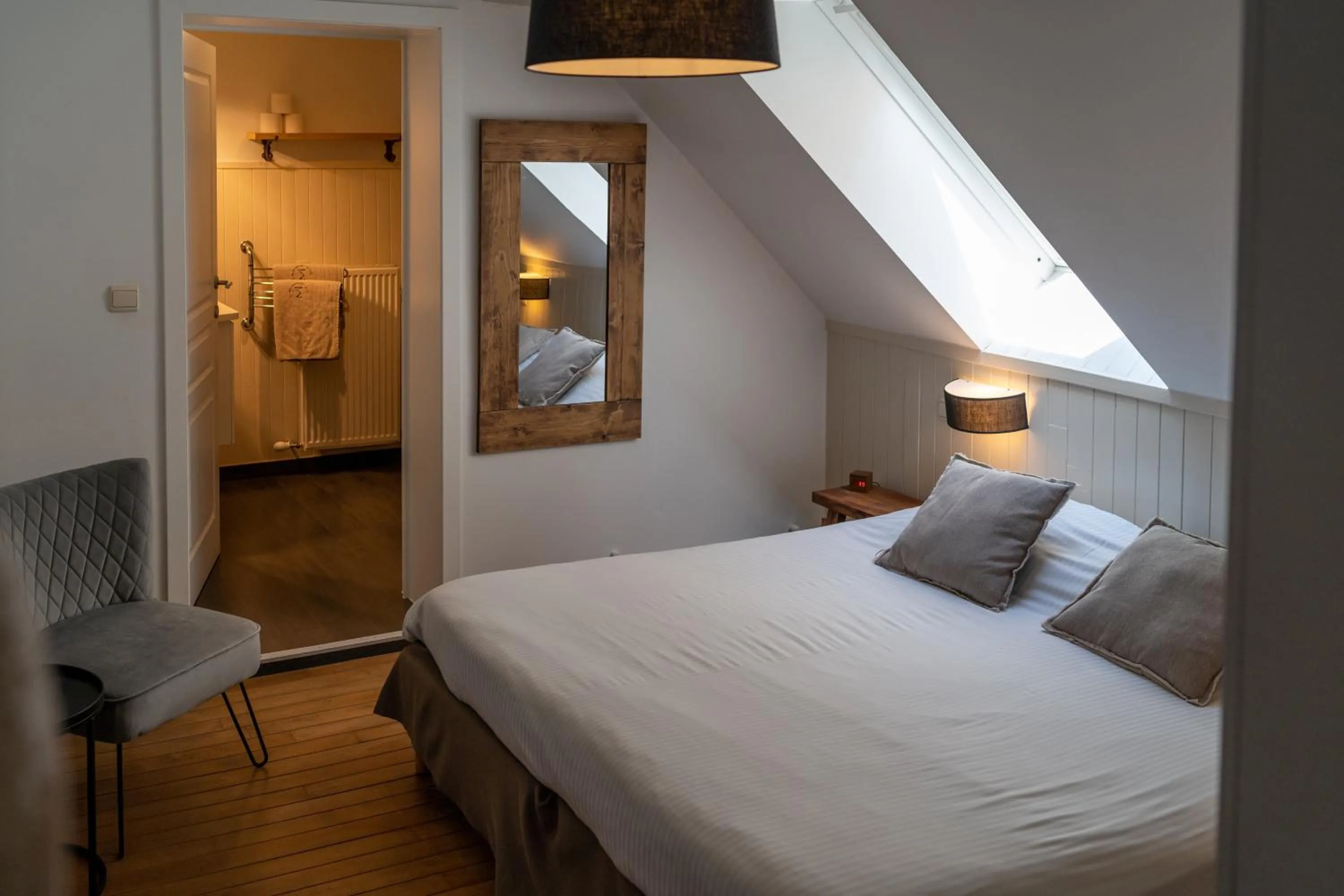 Bed in Hotel De Maretak