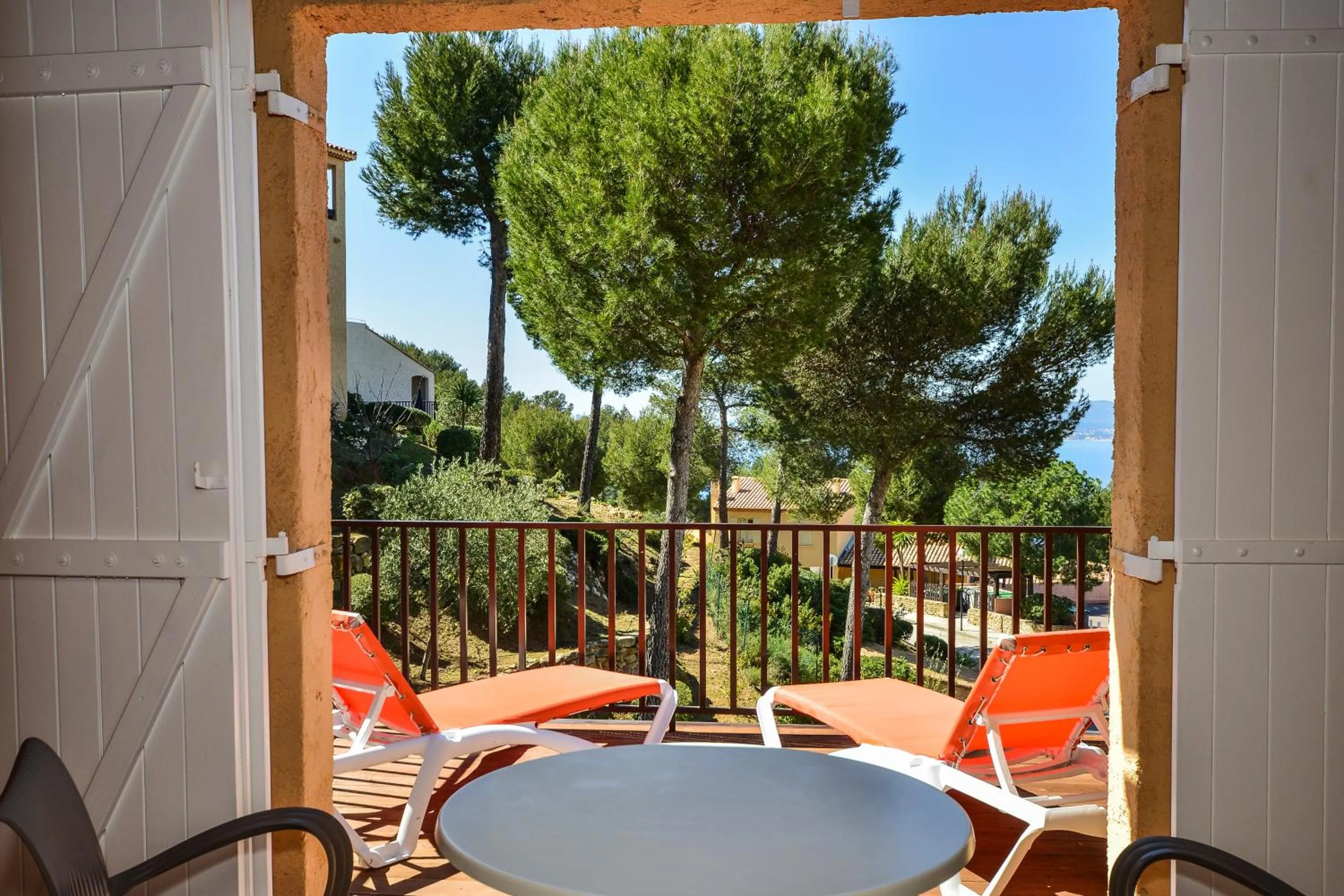 Balcony/Terrace in VVF Résidence Saint-Cyr-sur-Mer