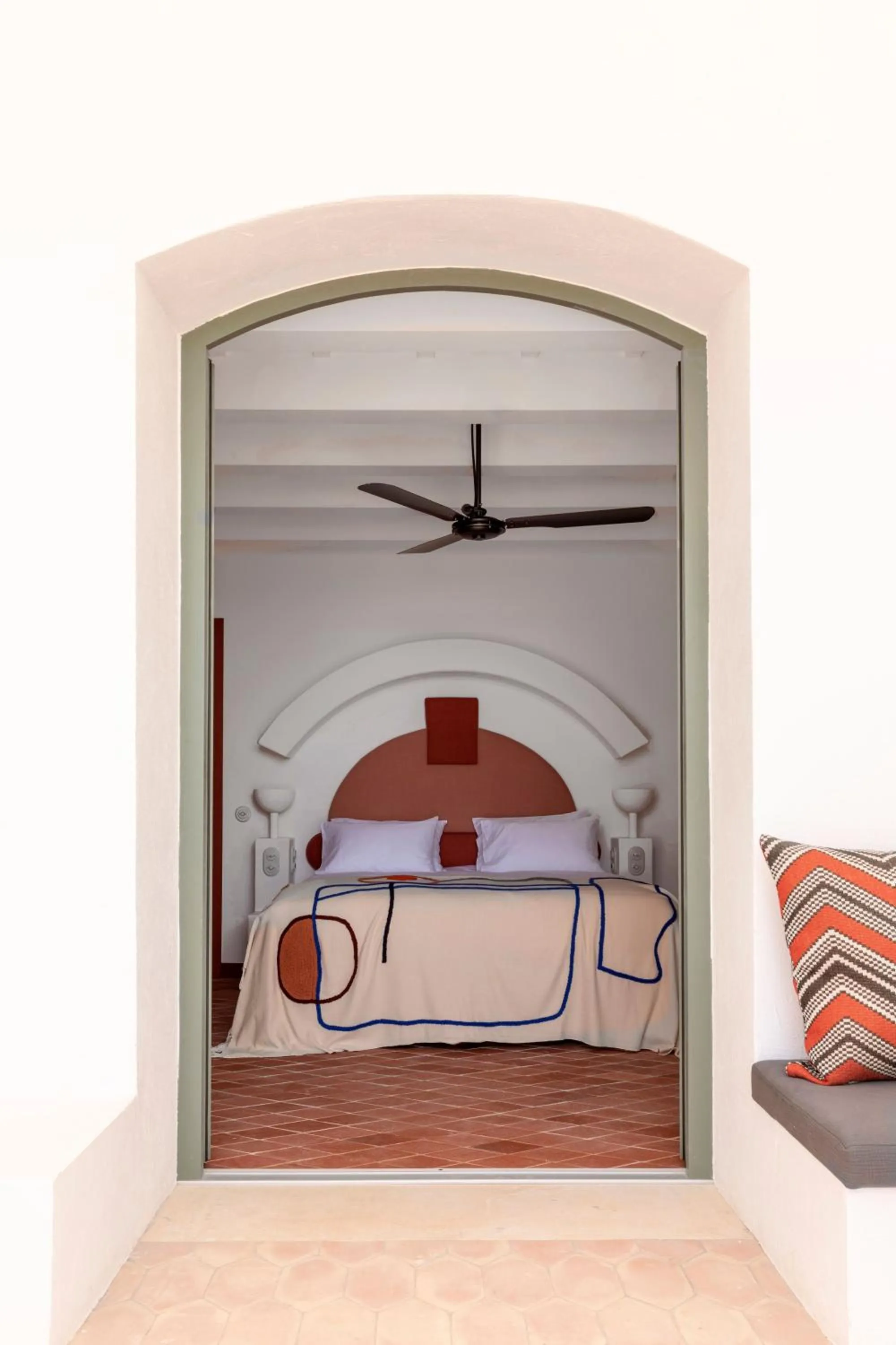 Bedroom, Bed in Menorca Experimental