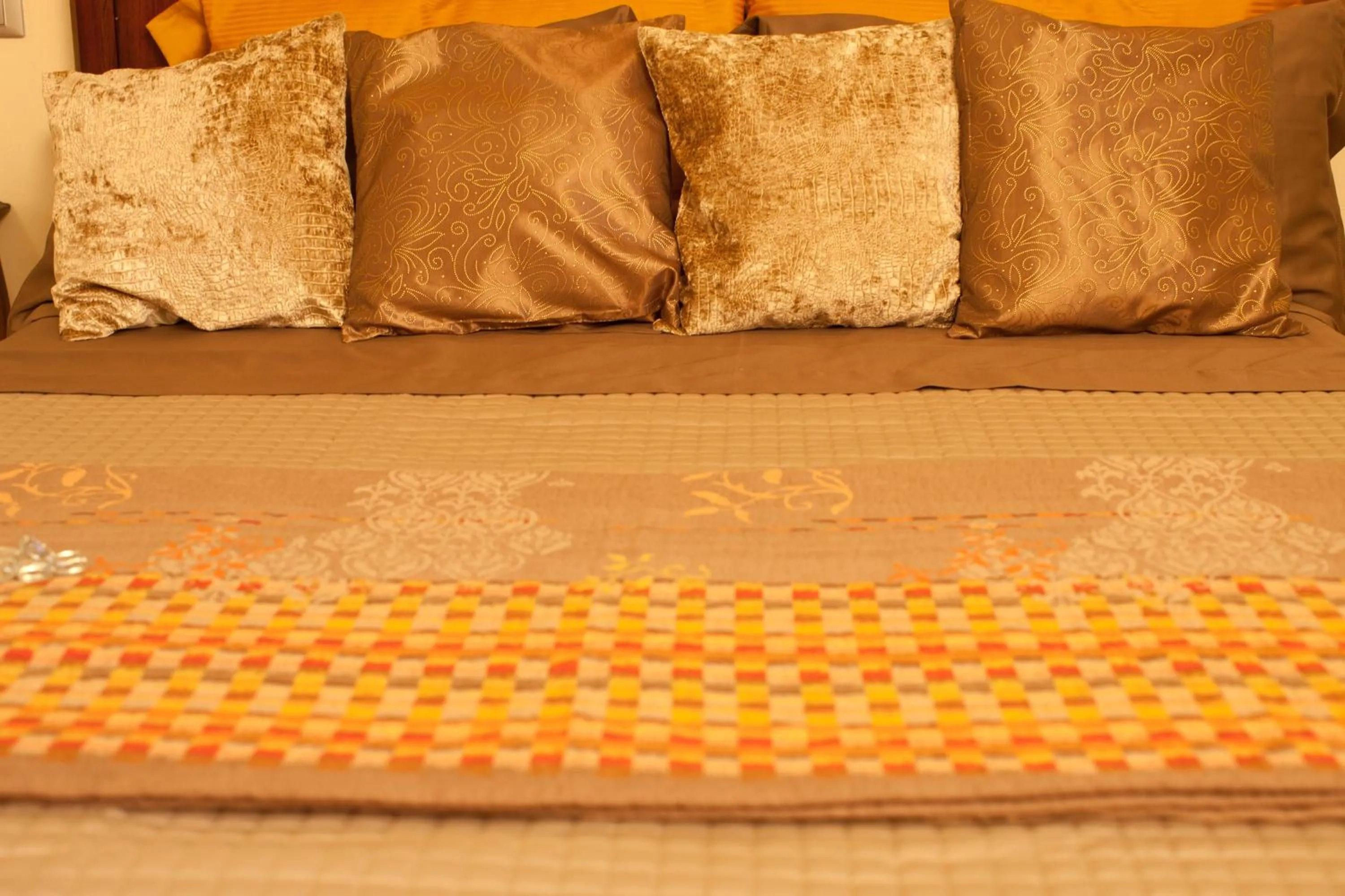 Decorative detail, Bed in B&B Al Calcandola