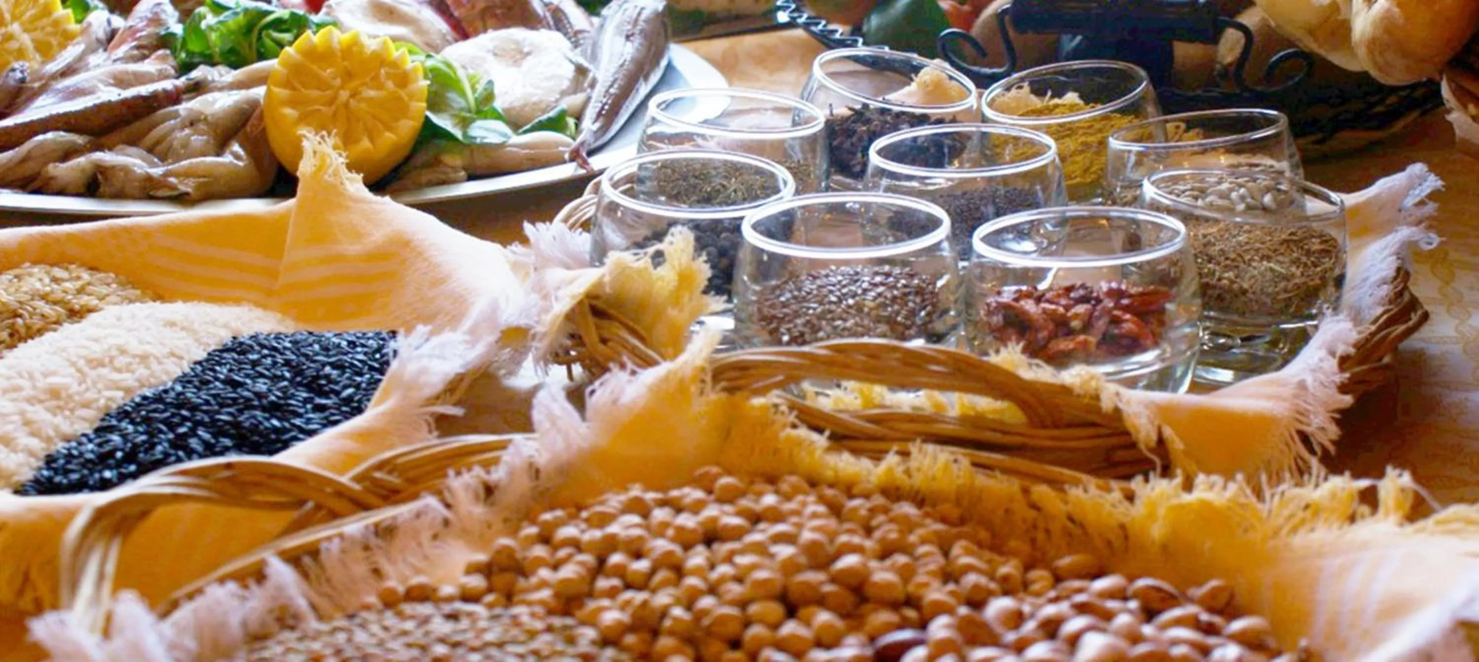 Food and drinks in Hotel Progresso