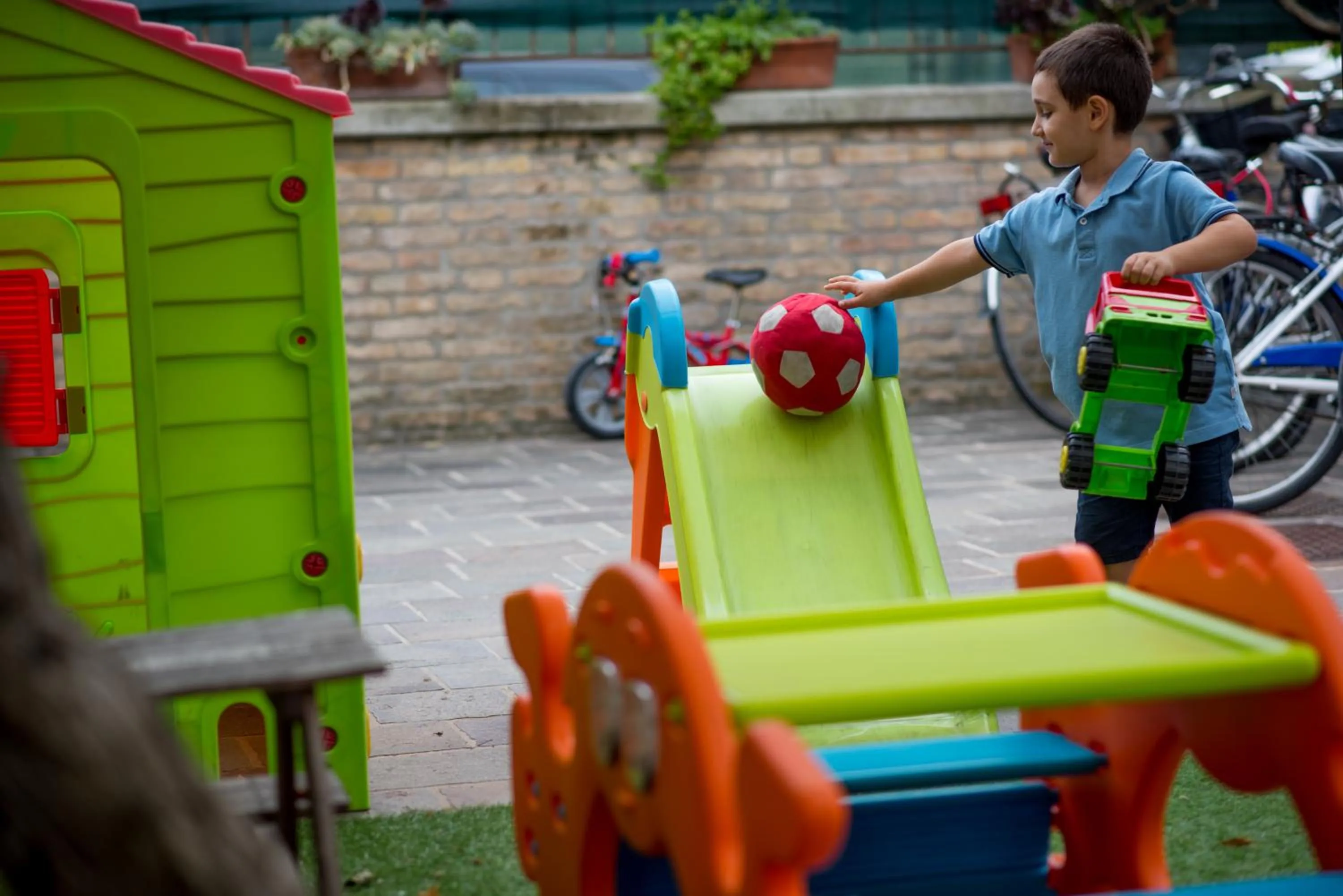 Children play ground in Hotel Progresso