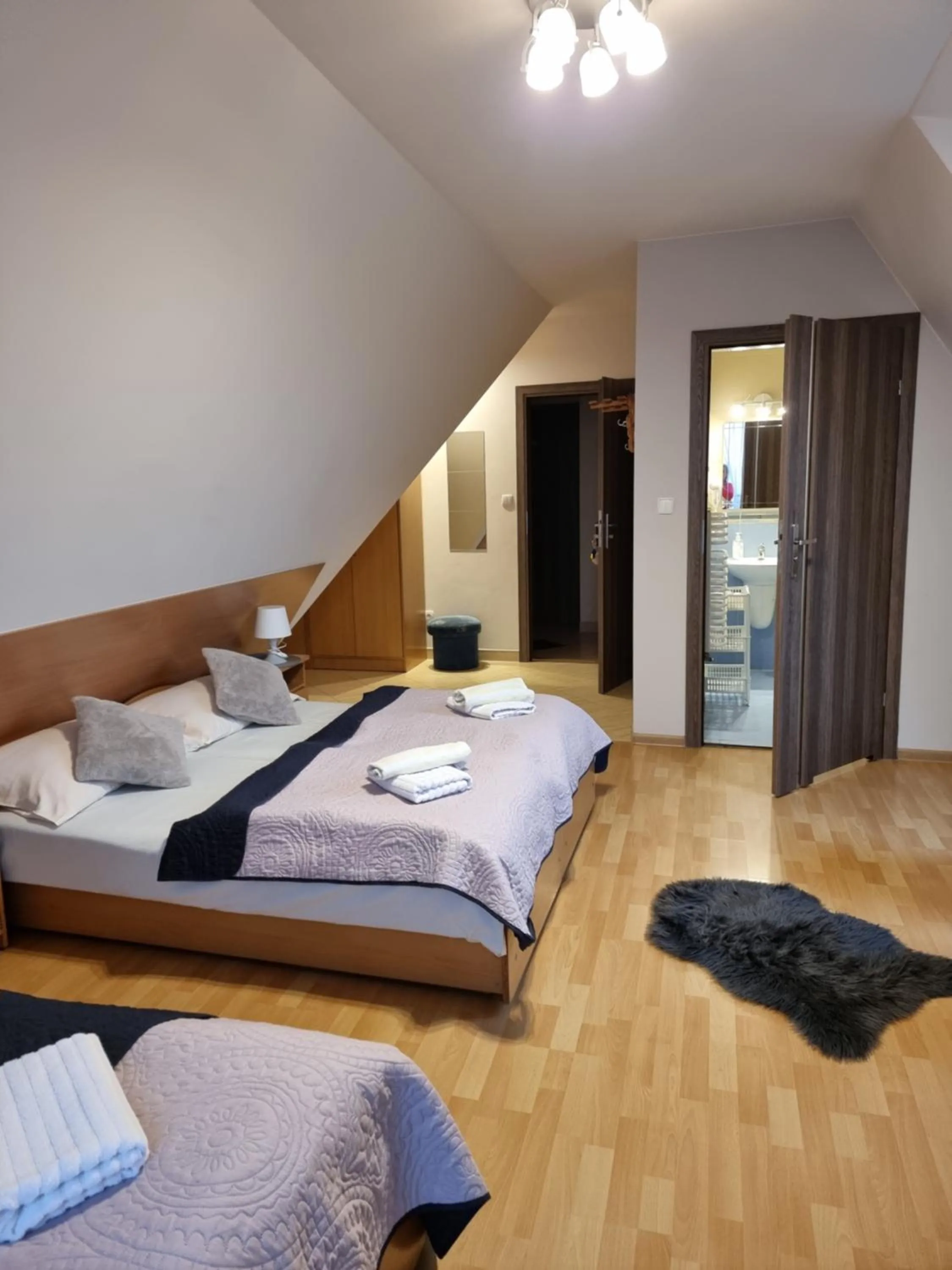 Bed in Villa Broniewskiego