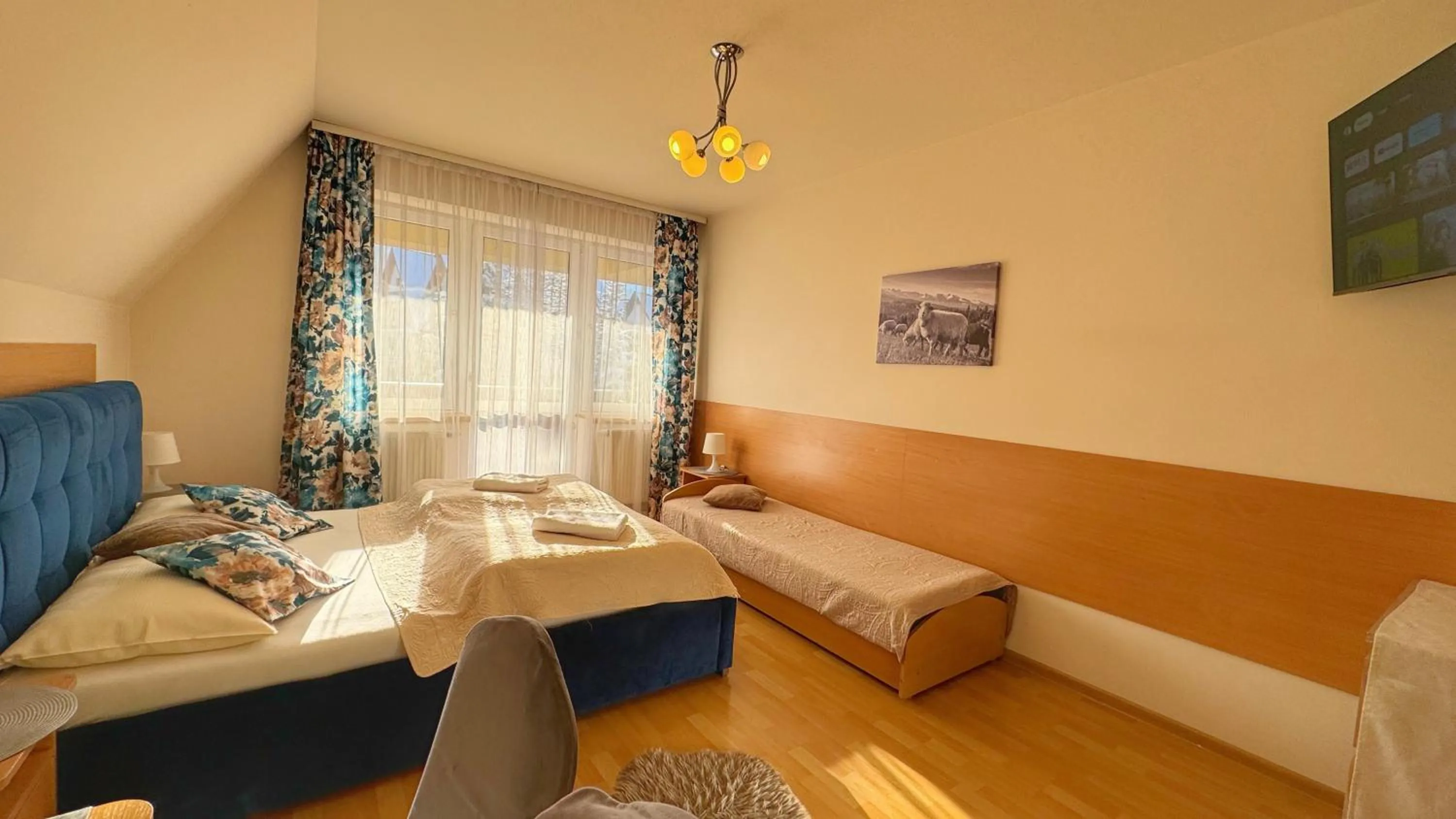 Bed in Villa Broniewskiego