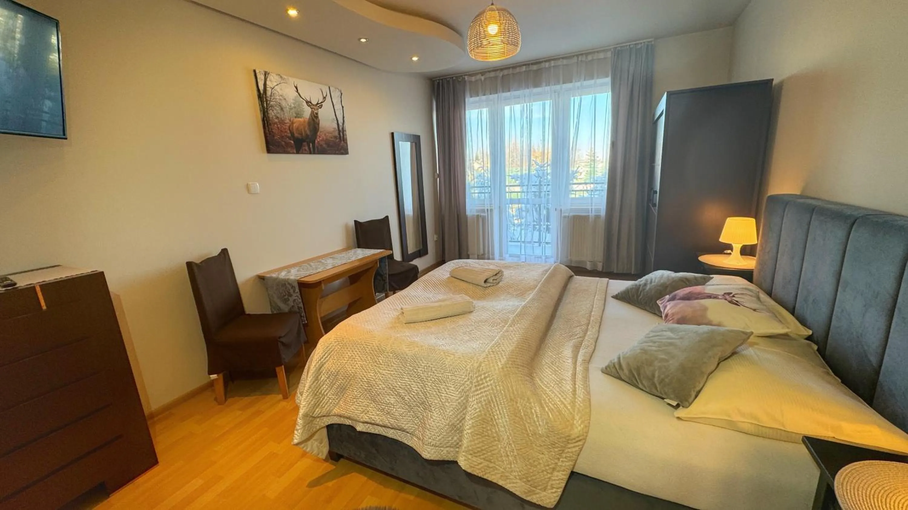 Bed in Villa Broniewskiego