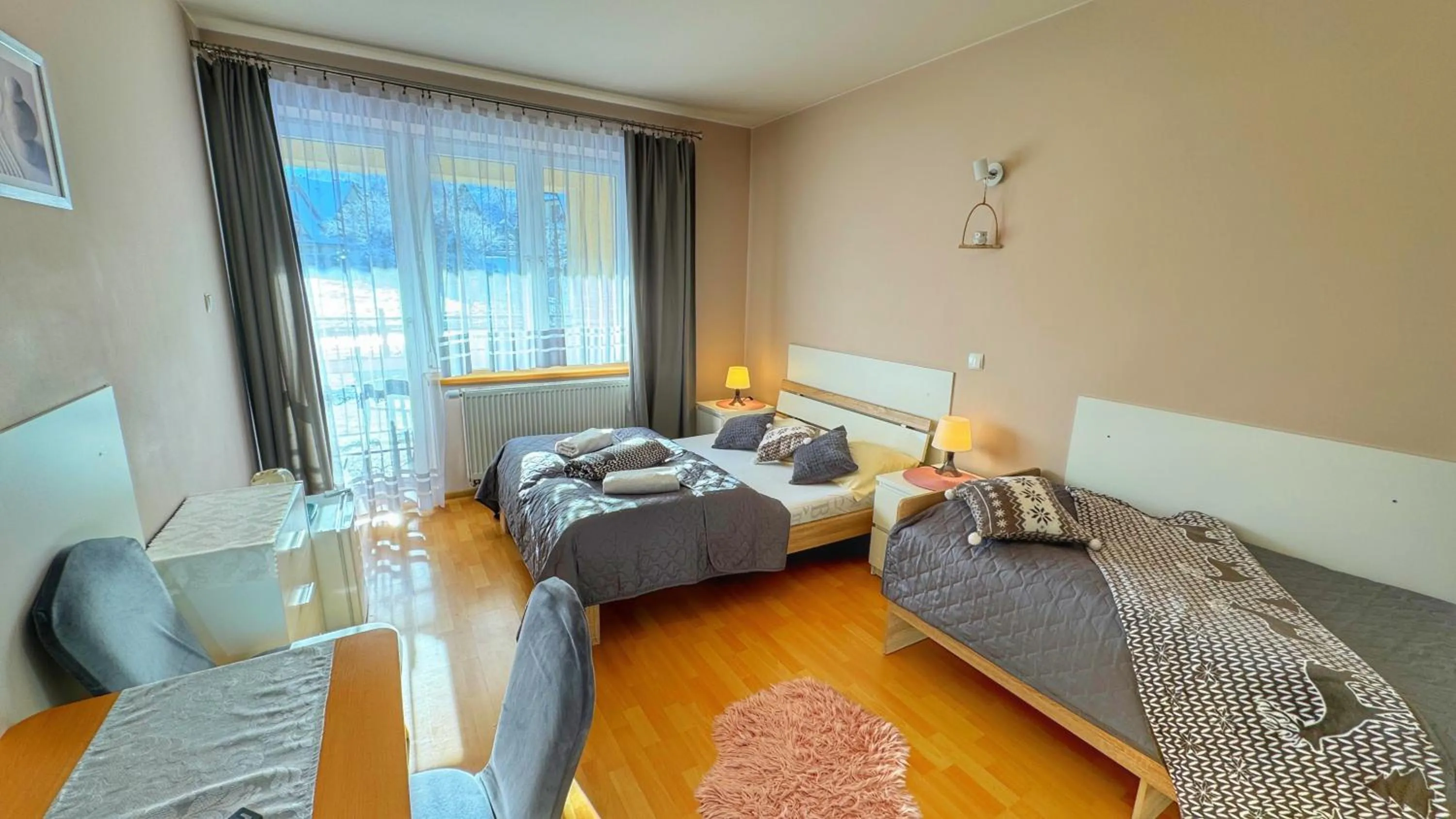 Bed in Villa Broniewskiego