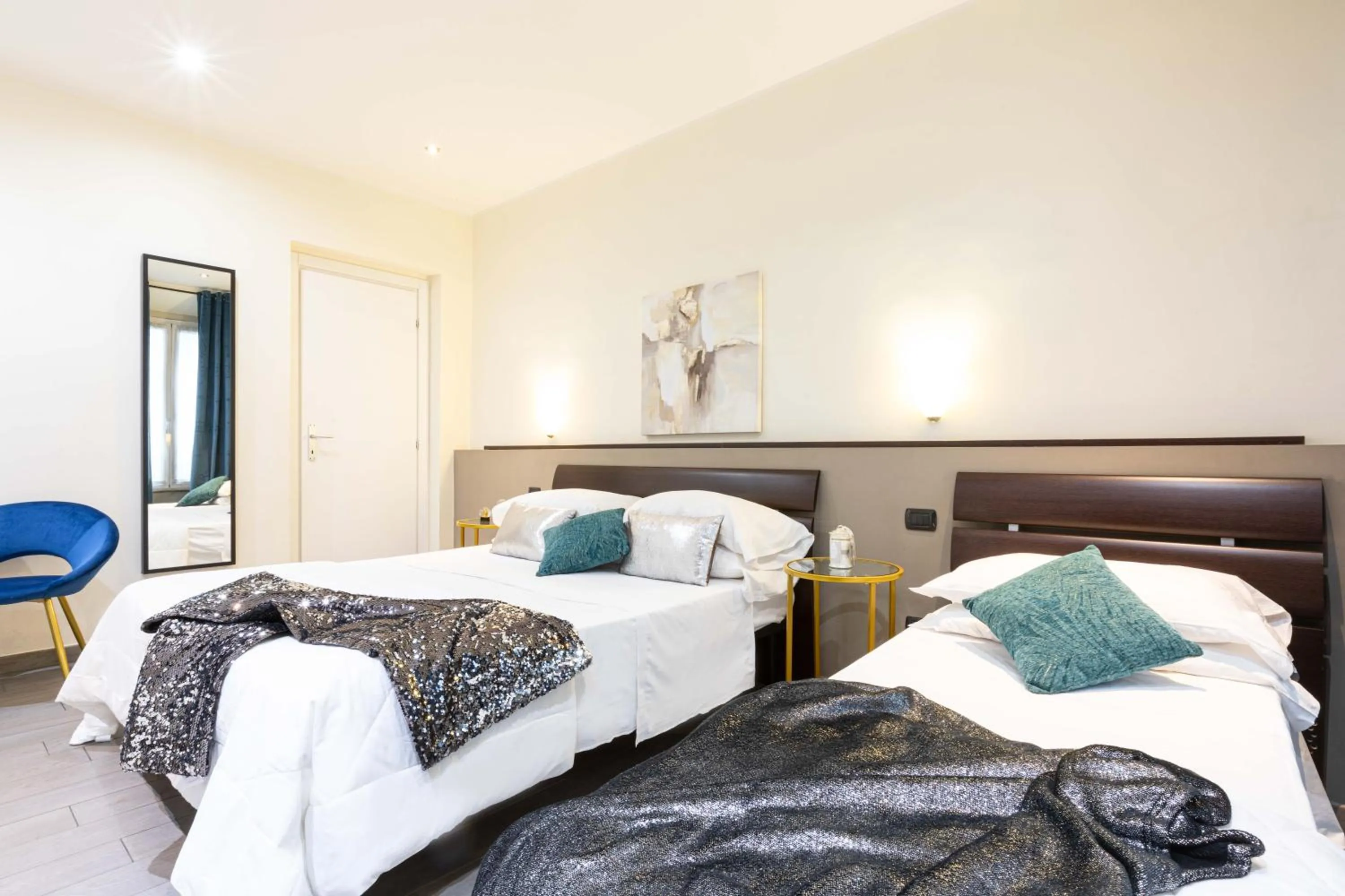 Bed in Cesar Vatican Rooms