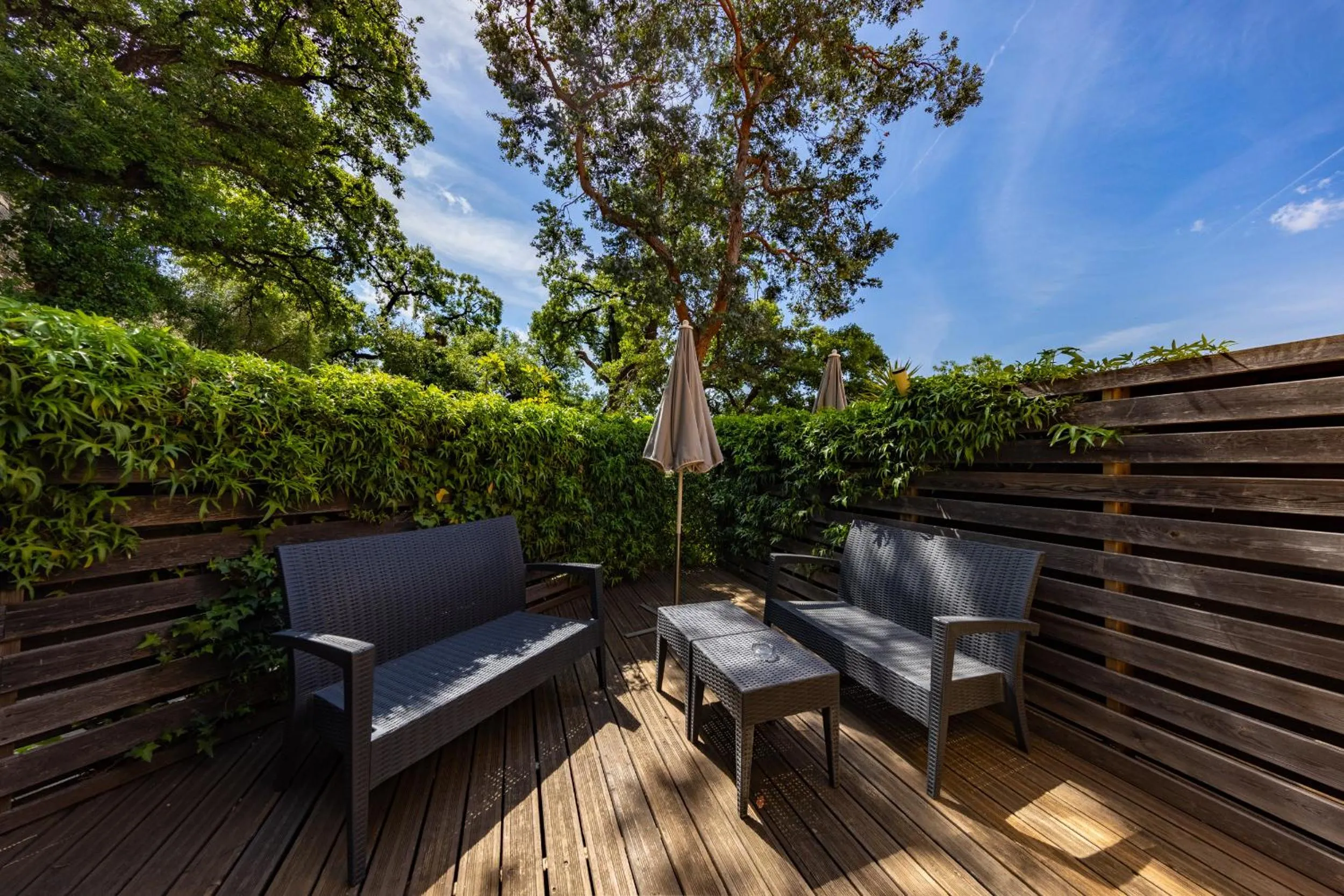 Patio in Hôtel & Spa Le Madeloc - Collioure Centre