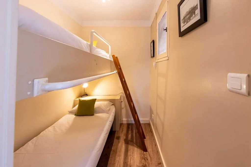 Bed in Le Madeloc Hôtel & Spa