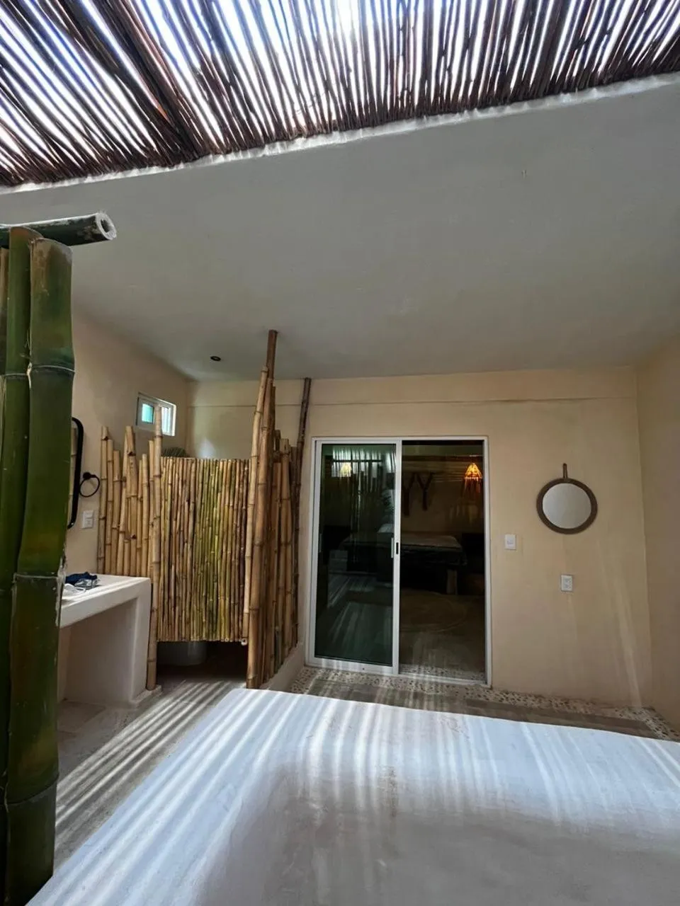 Bathroom, Bed in Rojo Manglar Acapulco