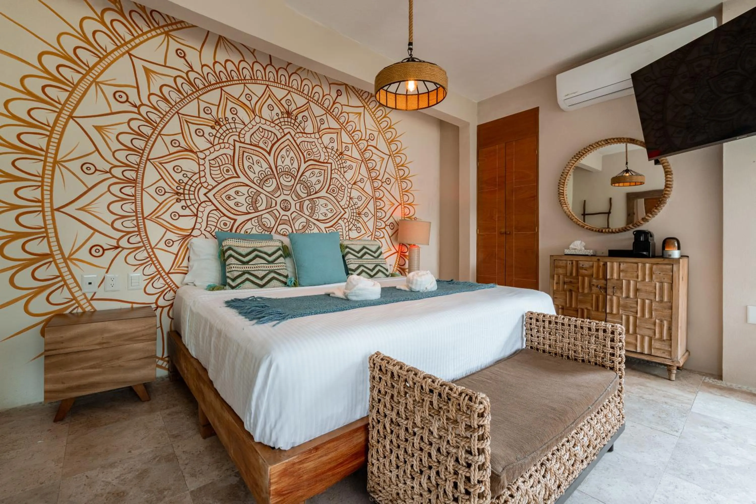 Bed in Rojo Manglar Acapulco