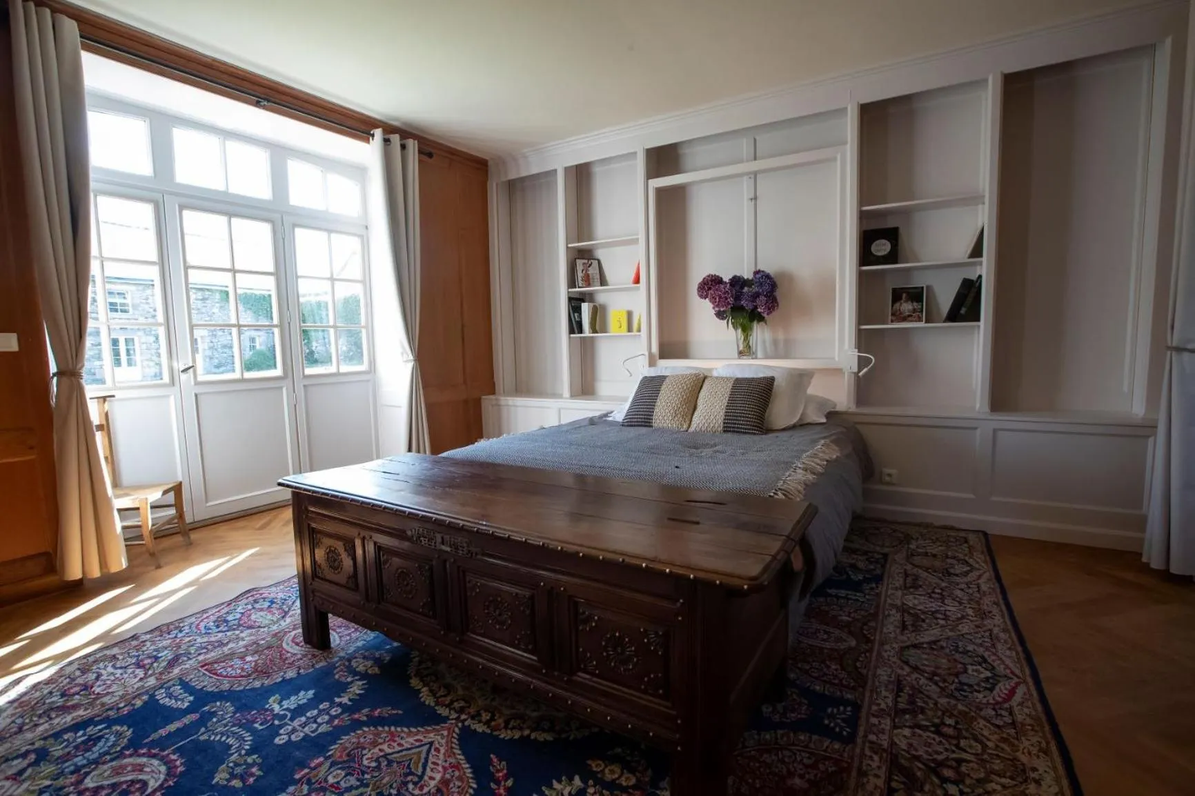 Bed in Manoir de Penn Lann