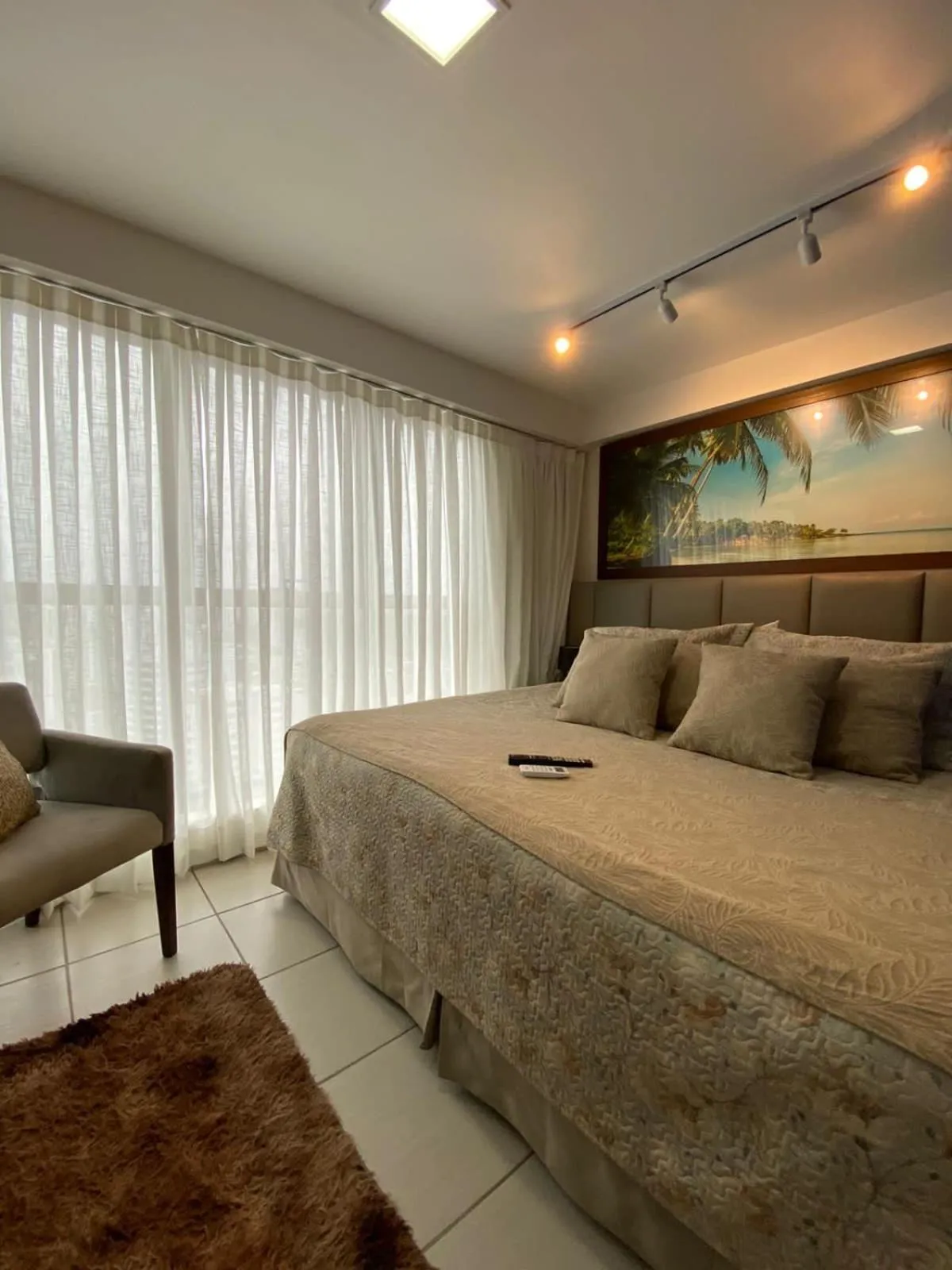 Bed in Flat Executive Beira Mar