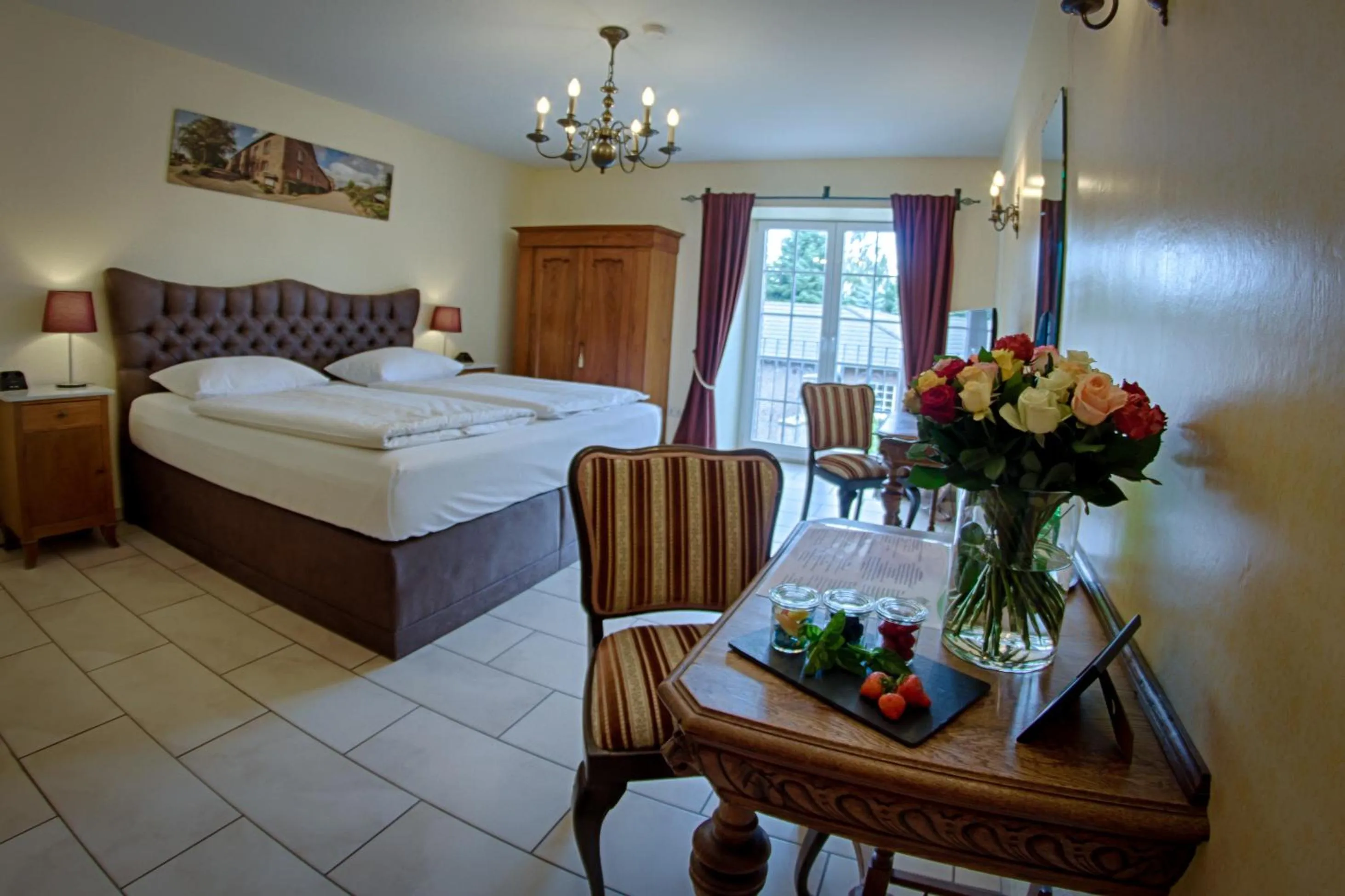 Photo of the whole room, Bed in Landhaus Göddertzhof