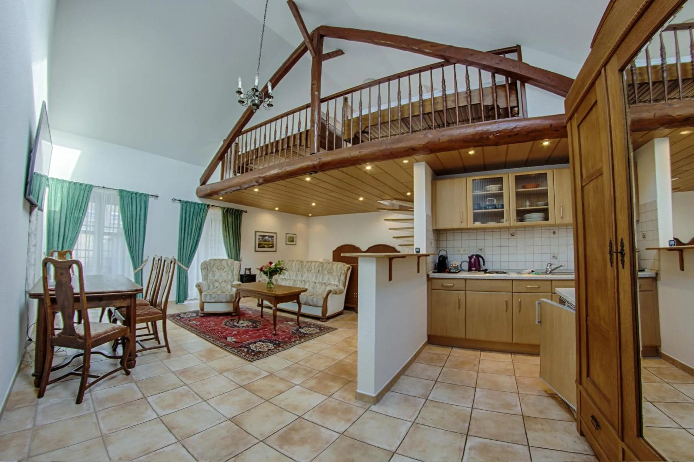 Kitchen or kitchenette in Landhaus Göddertzhof