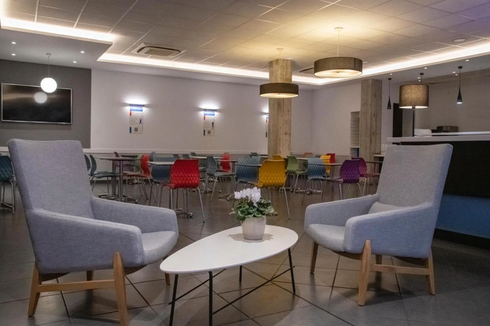 Lobby or reception in ibis budget Ajaccio