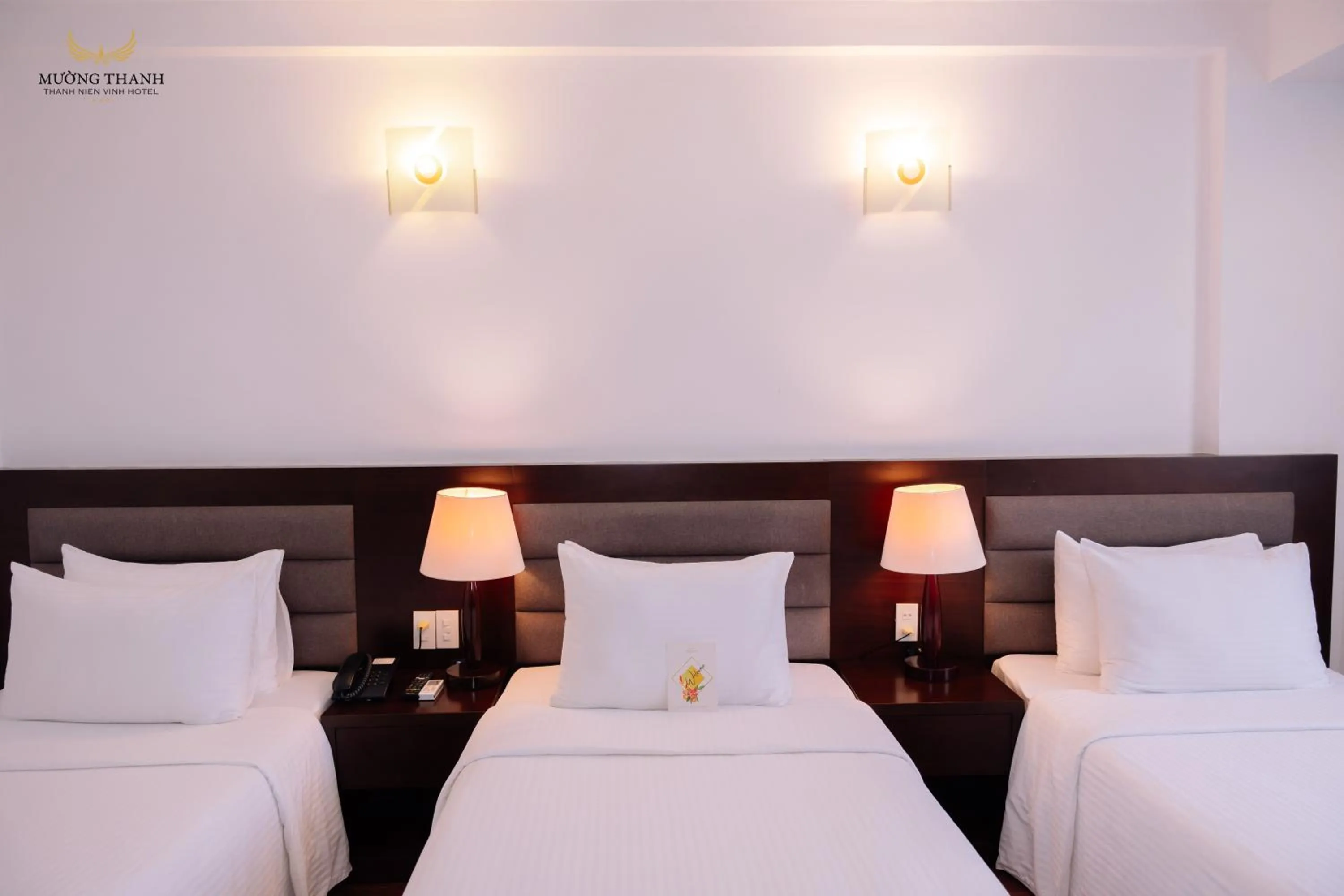 Bed in Muong Thanh Thanh Nien Vinh