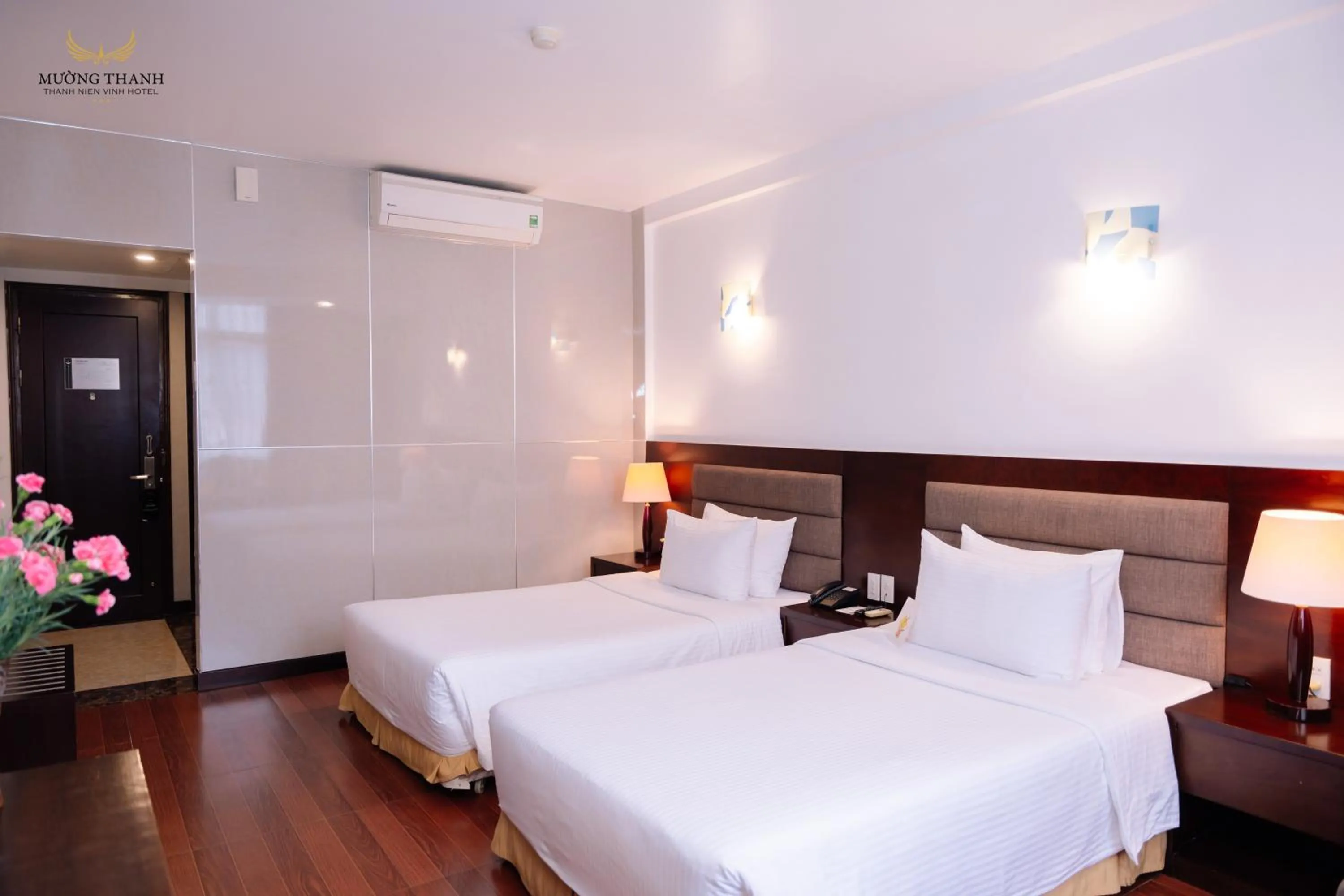 Bedroom, Bed in Muong Thanh Thanh Nien Vinh