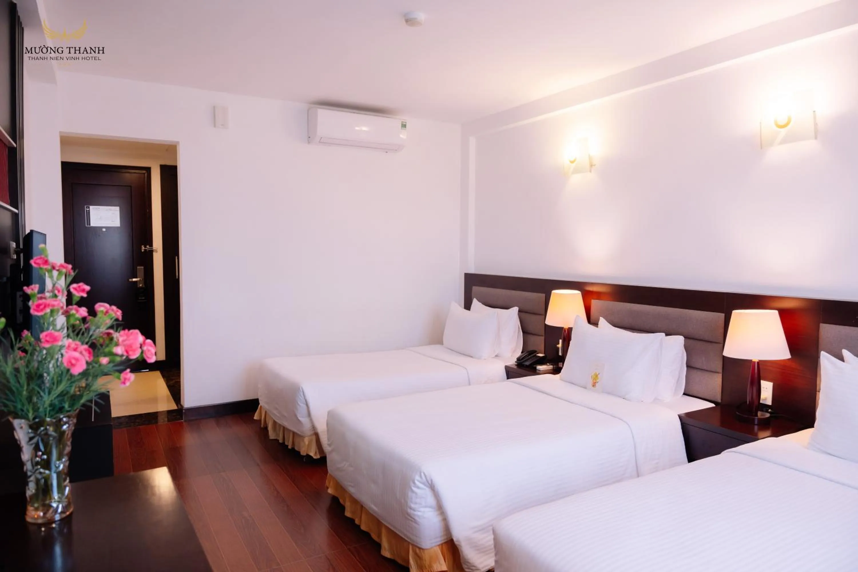 Bed in Muong Thanh Thanh Nien Vinh