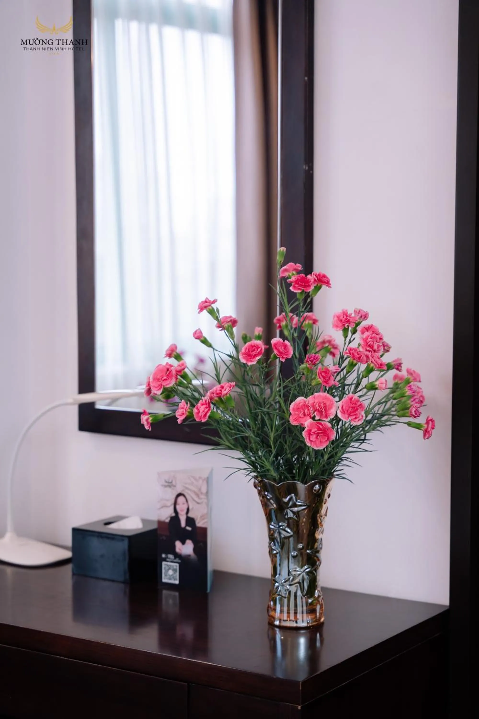 Decorative detail in Muong Thanh Thanh Nien Vinh