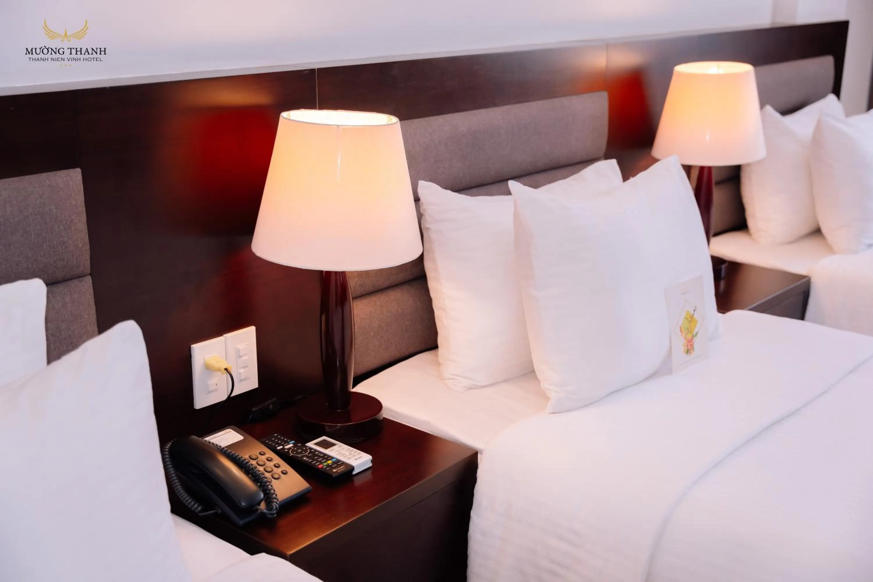 Bed in Muong Thanh Thanh Nien Vinh