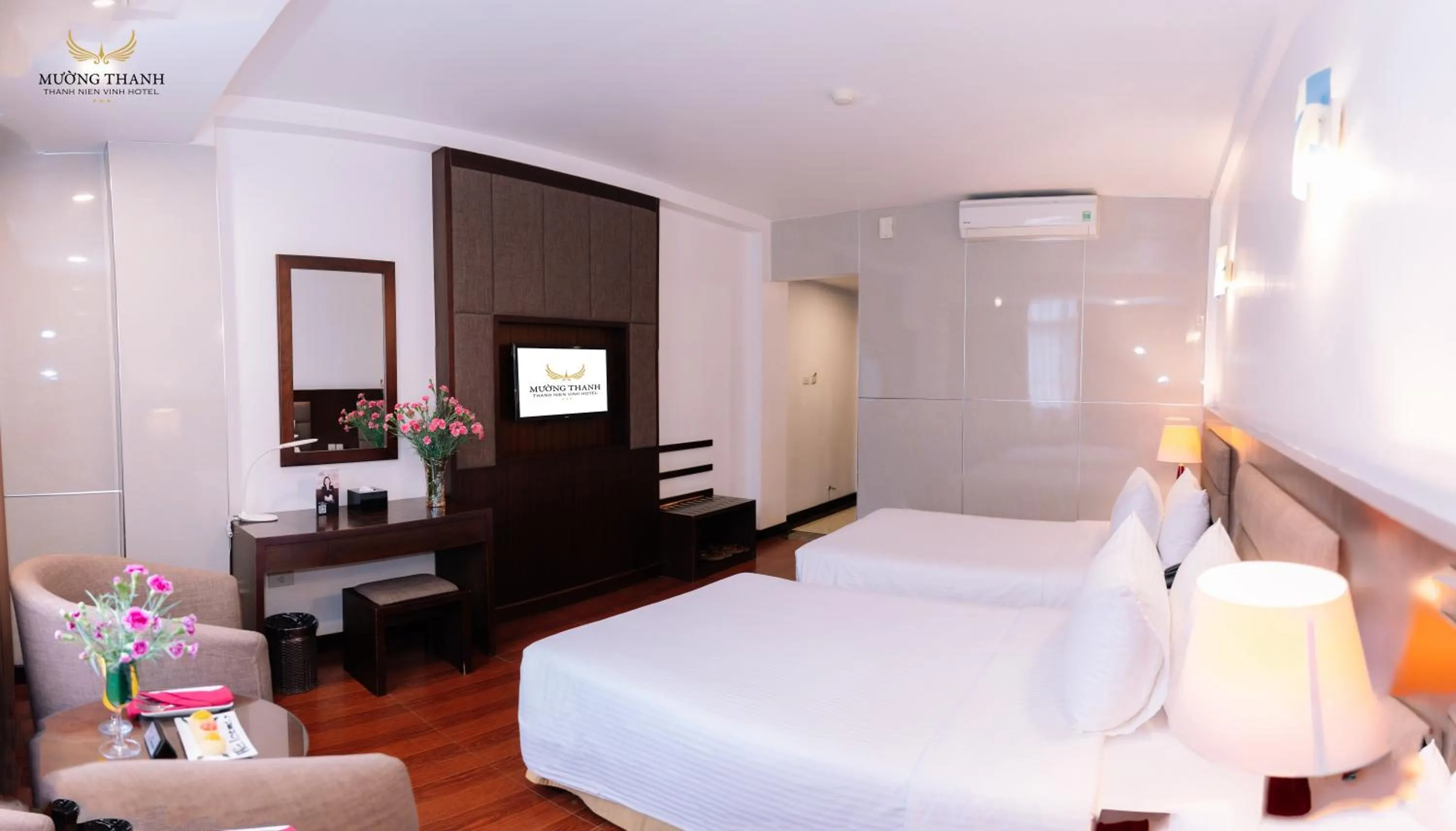 Bedroom, Bed in Muong Thanh Thanh Nien Vinh