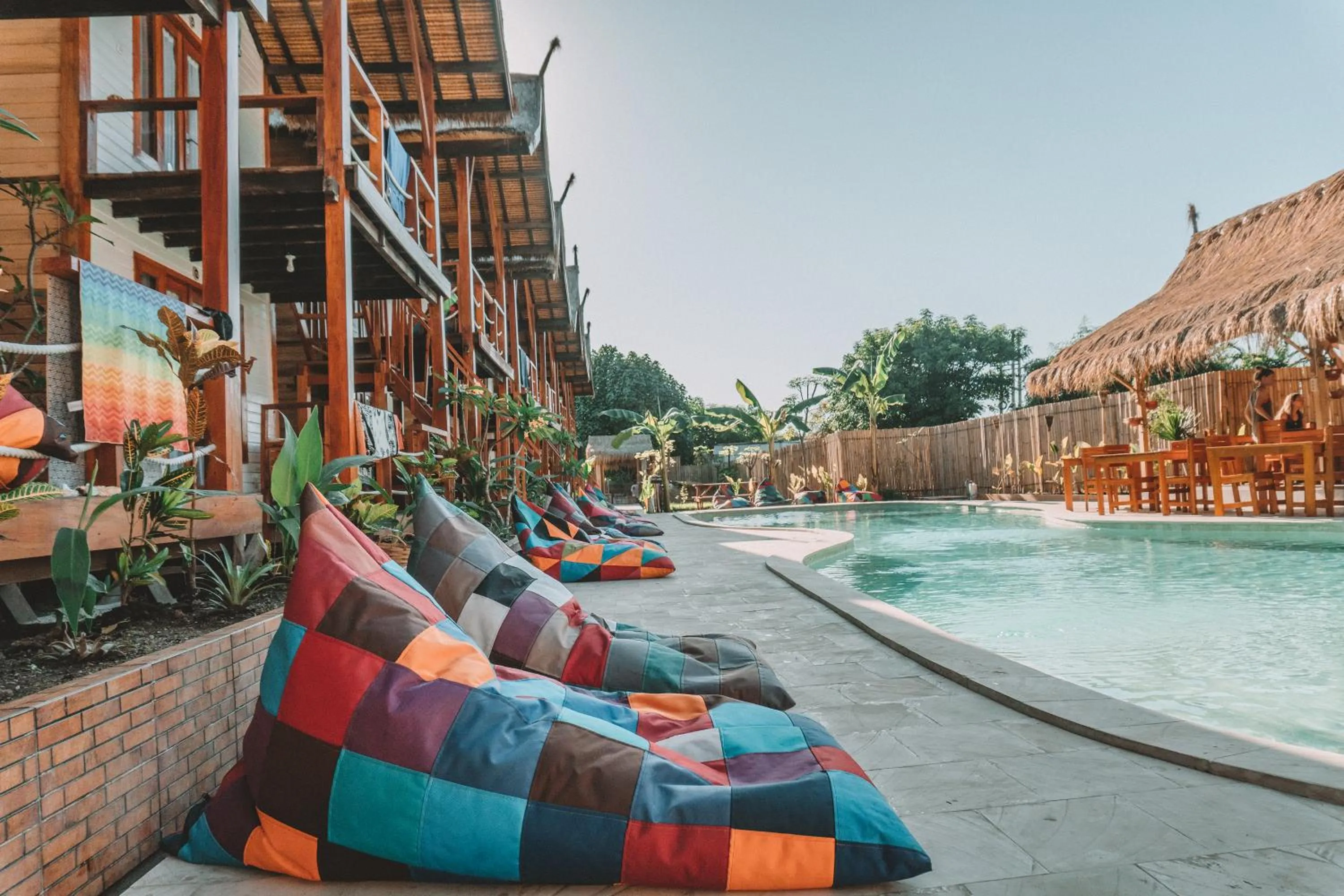 Swimming pool in Voodoo Gili