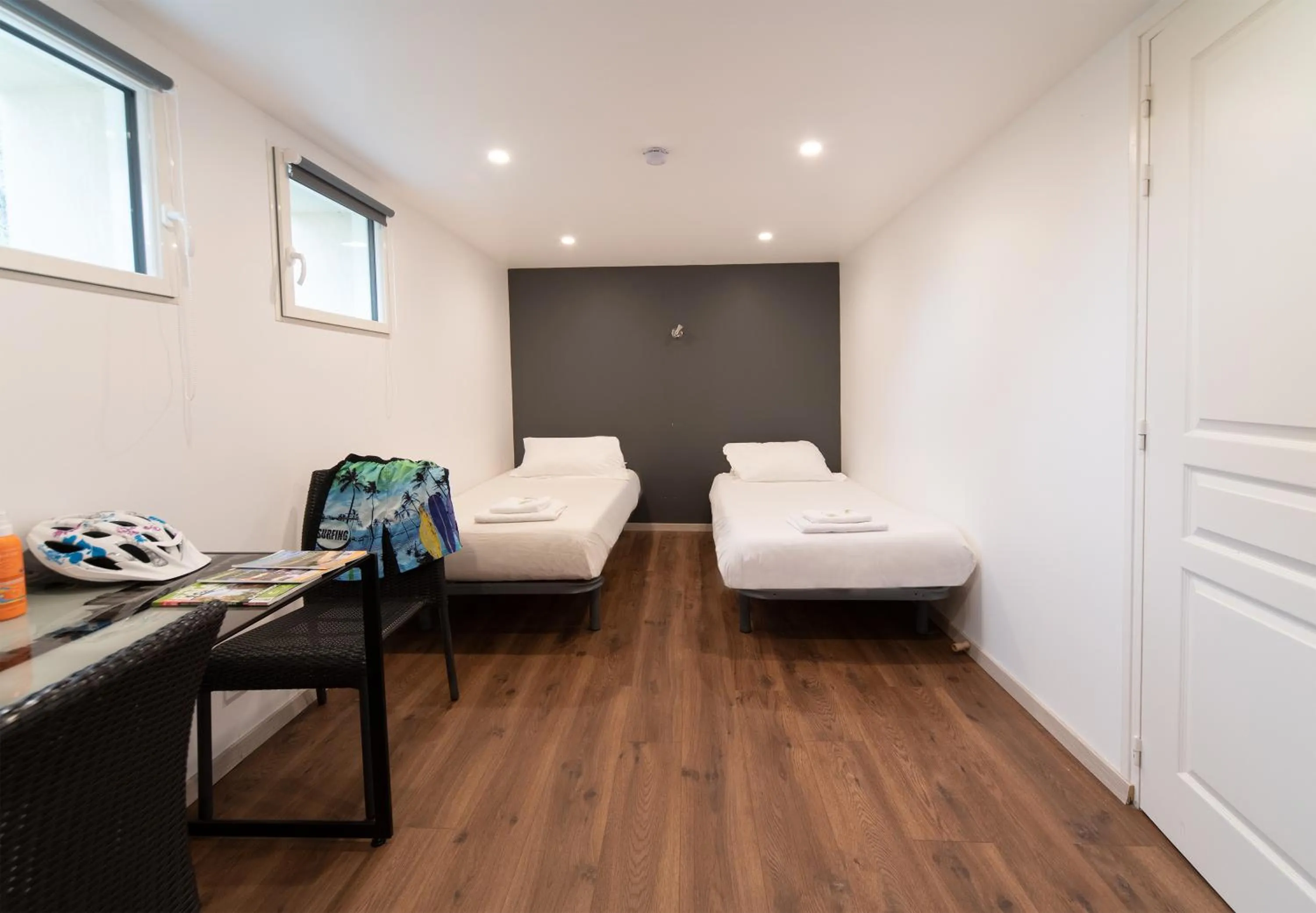 Bed in Logis Hôtel-restaurant Les Coudercous