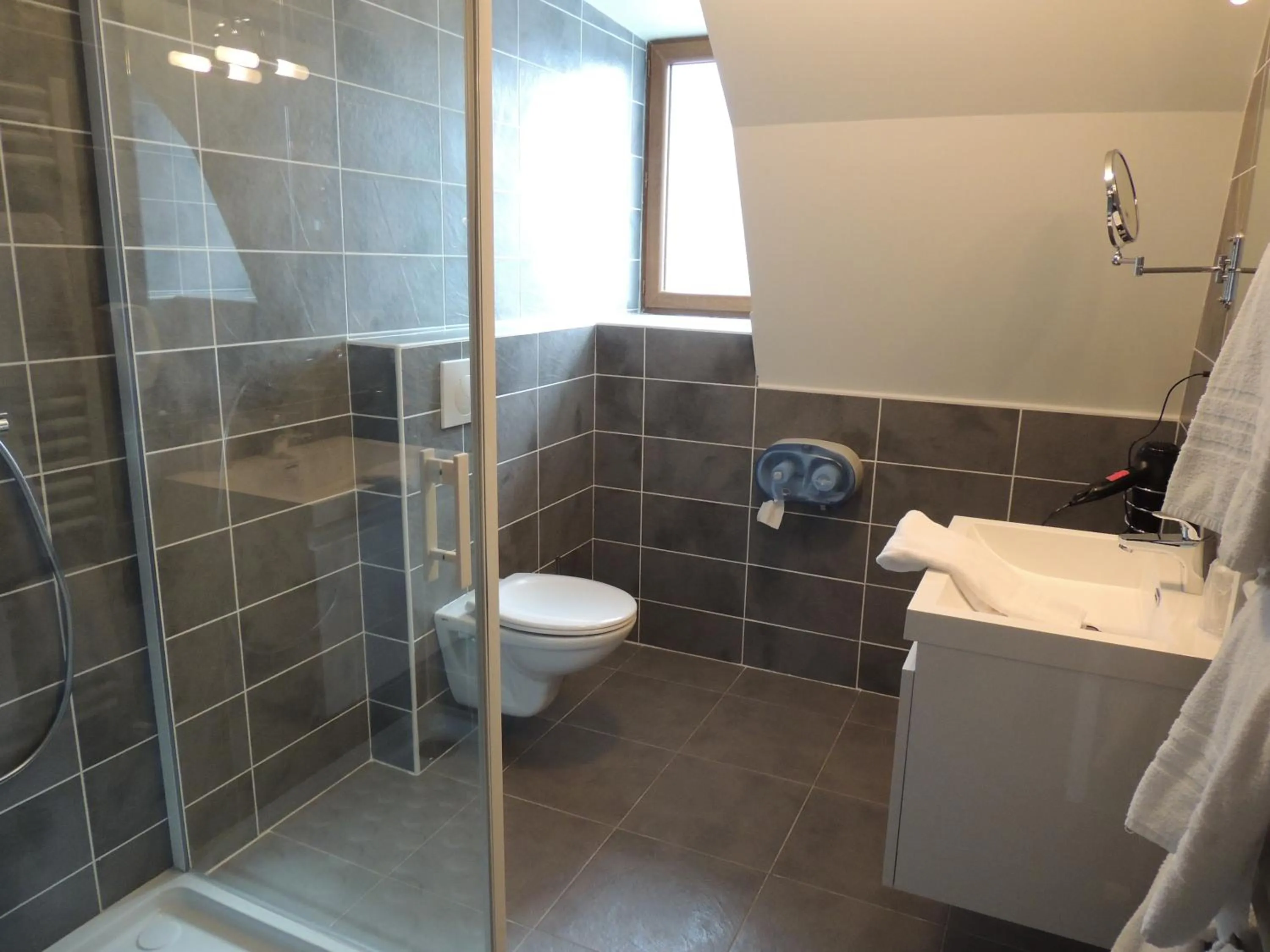 Bathroom in Logis Hôtel-restaurant Les Coudercous