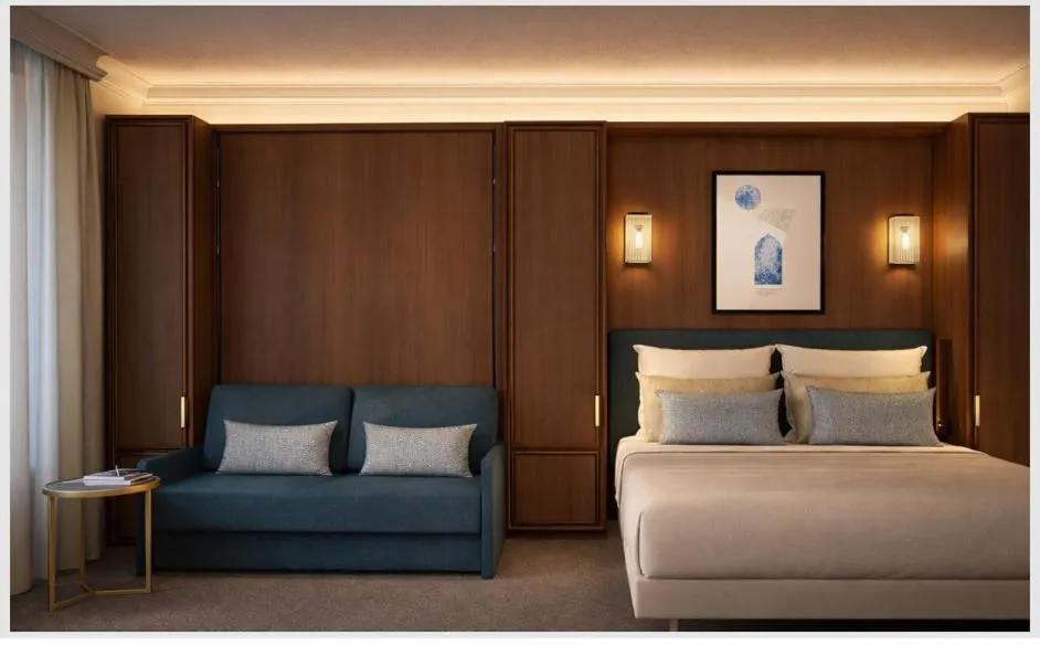 Bedroom, Bed in Hotel Saint Cyr Etoile