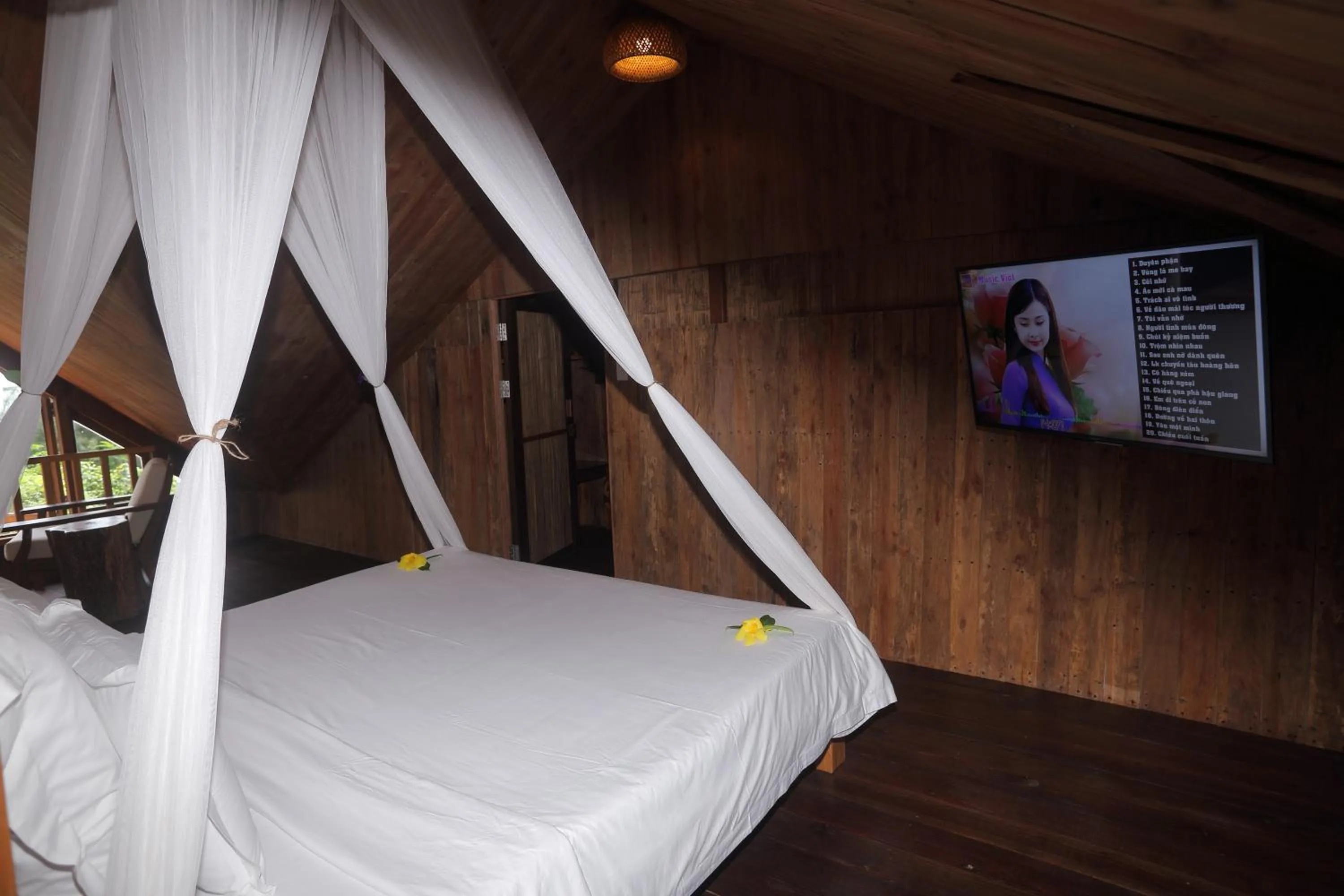 Bed in The Trang Villas