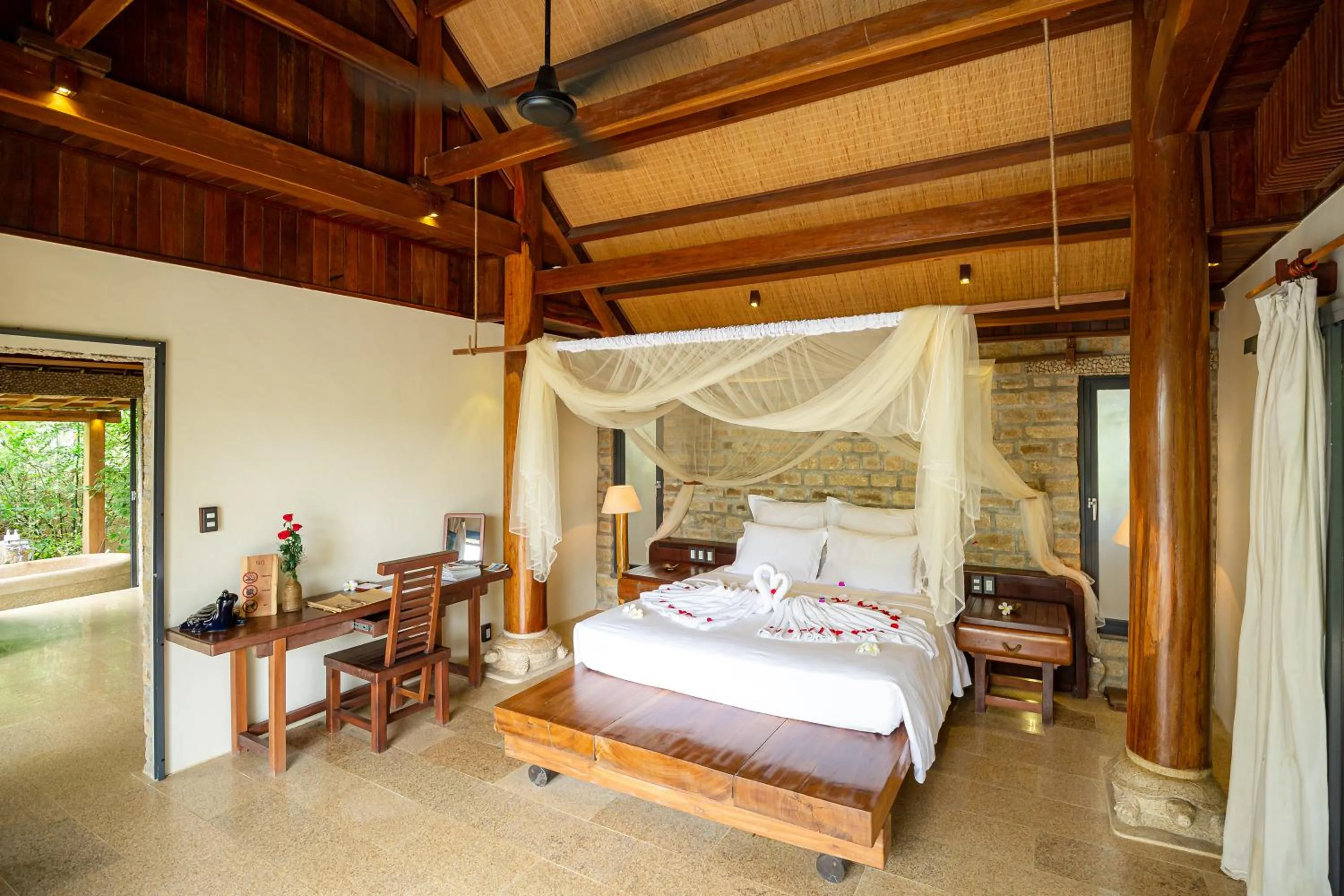 Bed in The Trang Villas