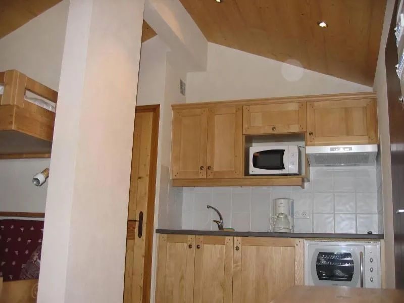 Kitchen or kitchenette in Studio Bel'Alp