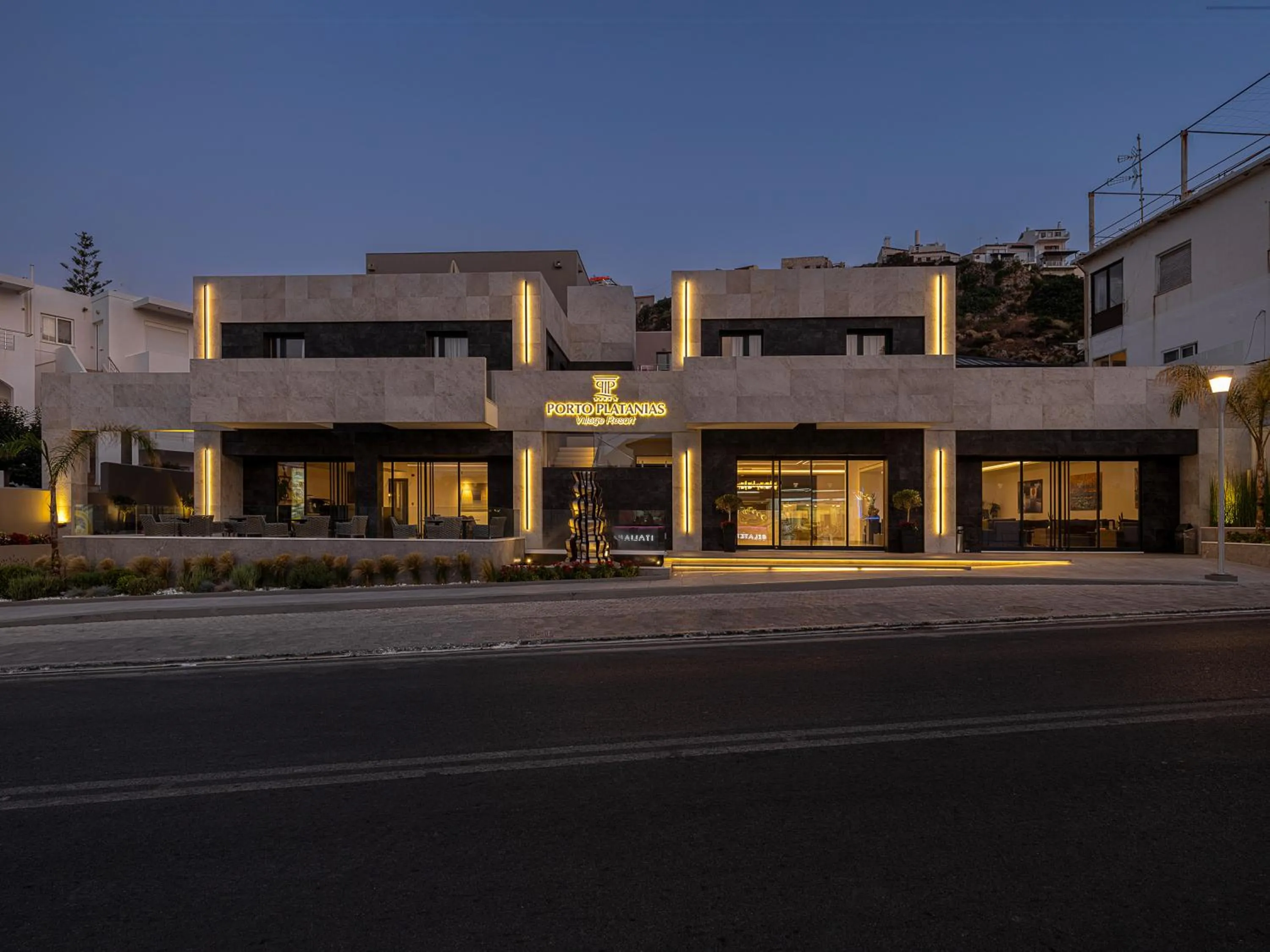 Property building in Porto Platanias Village Resort