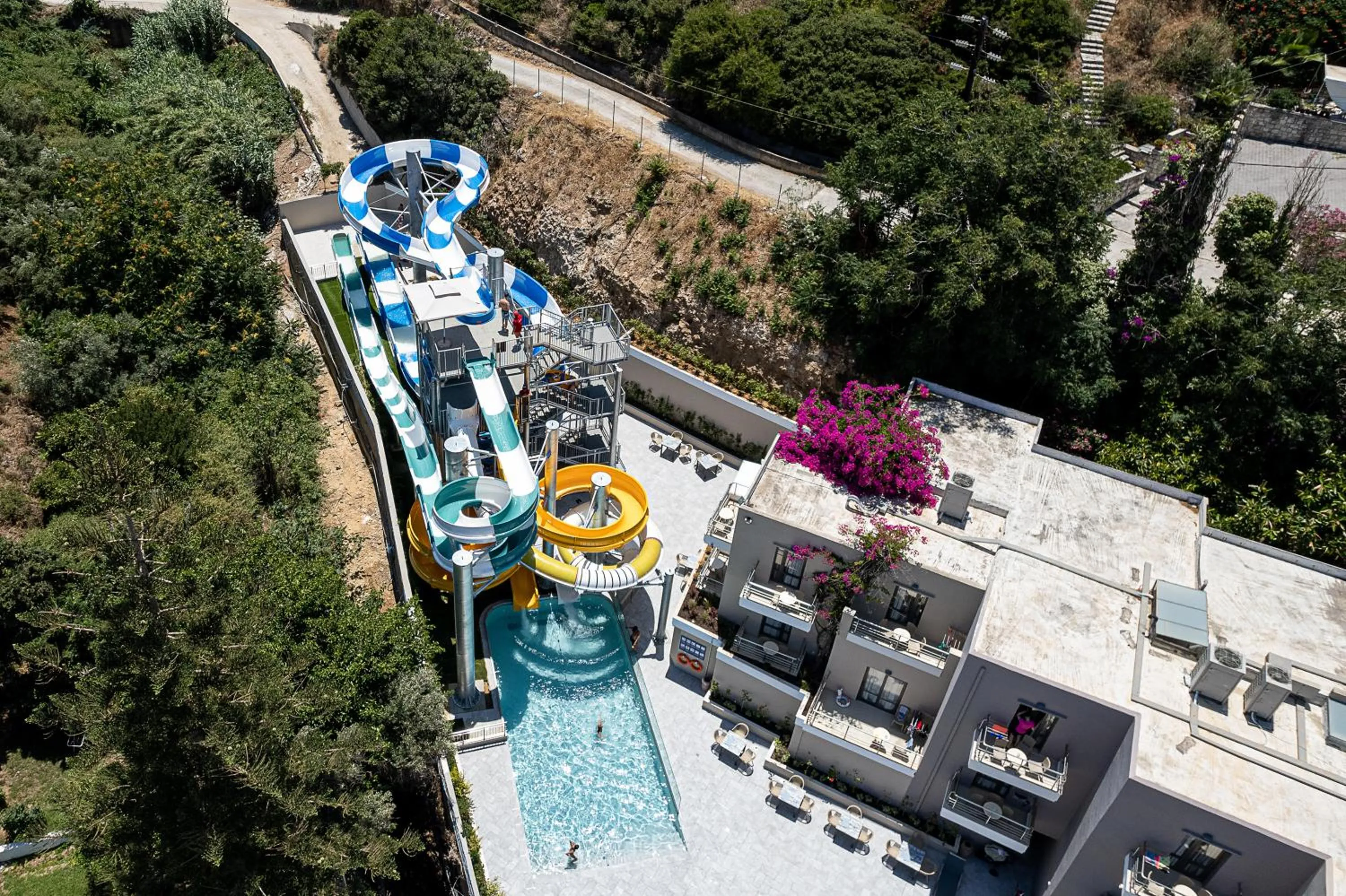 Aqua park in Porto Platanias Village Resort