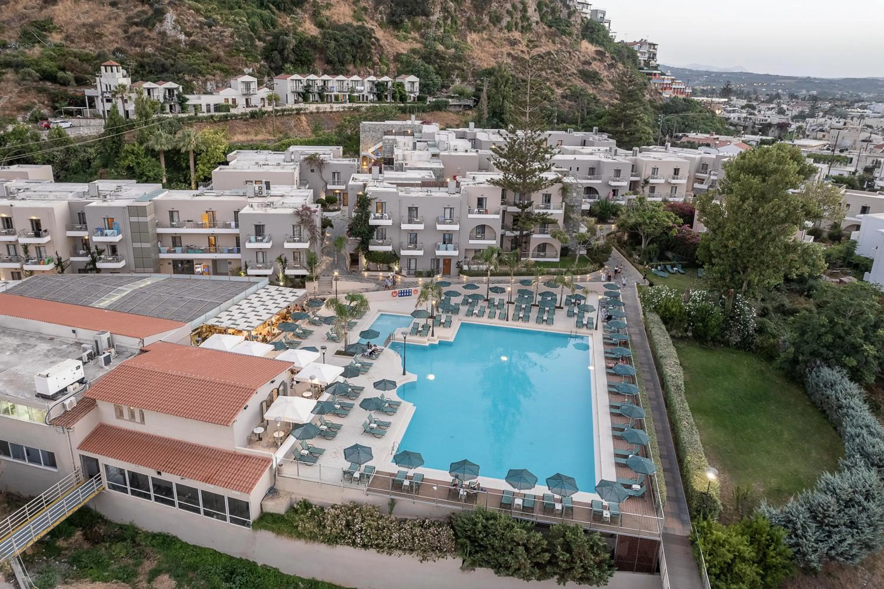Swimming pool in Porto Platanias Village Resort