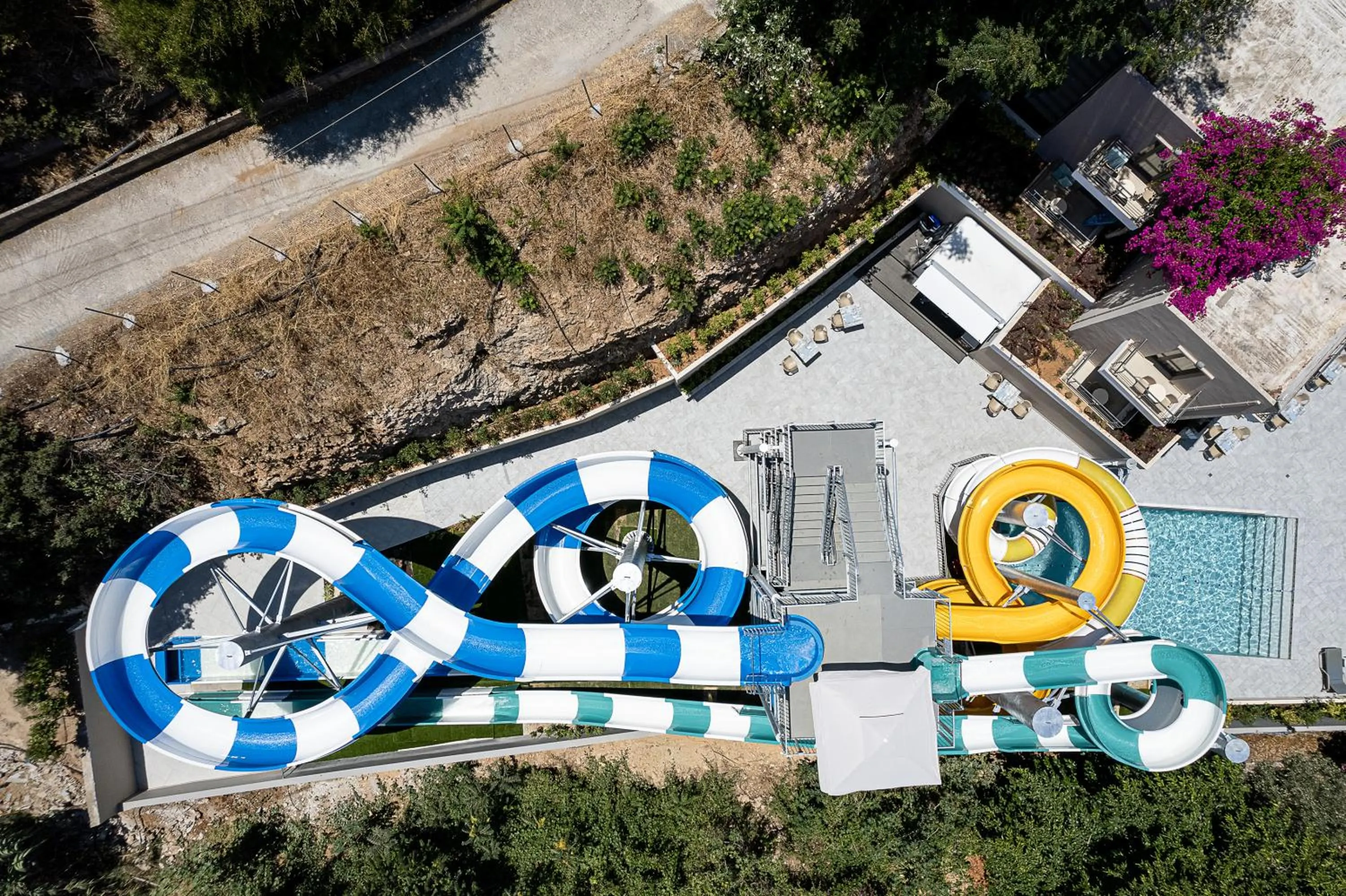 Aqua park in Porto Platanias Village Resort