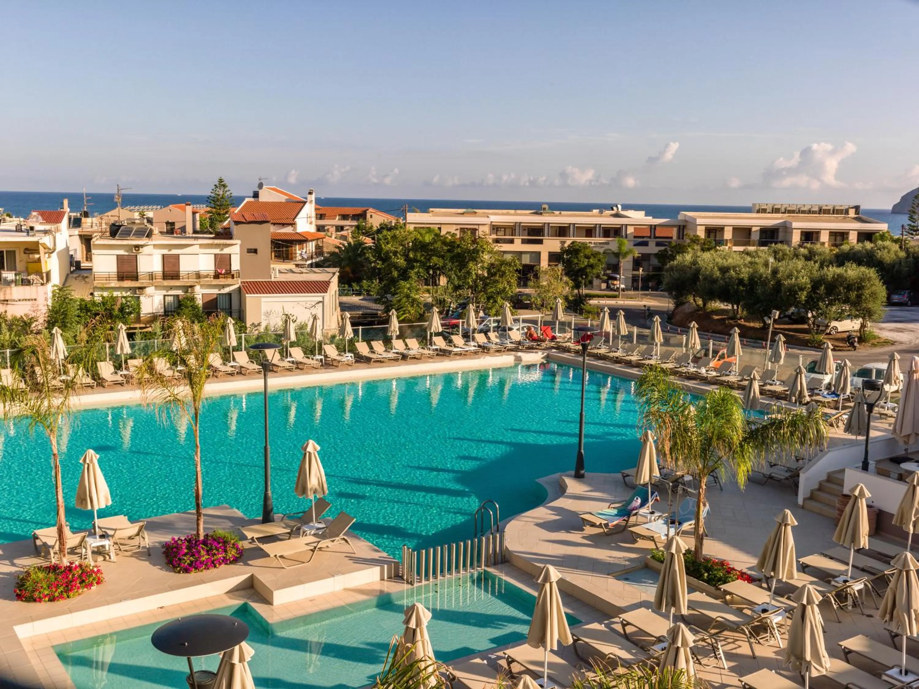 Property building in Porto Platanias Village Resort