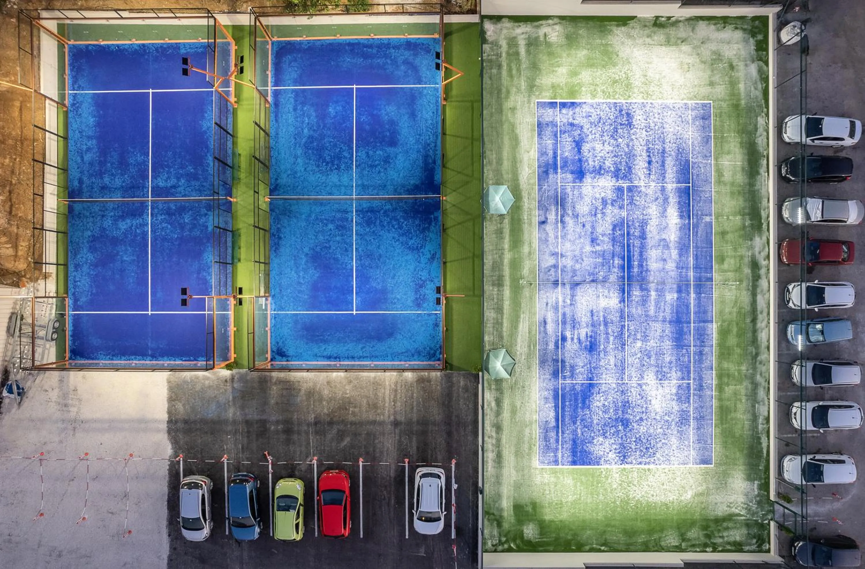 Tennis court in Porto Platanias Village Resort