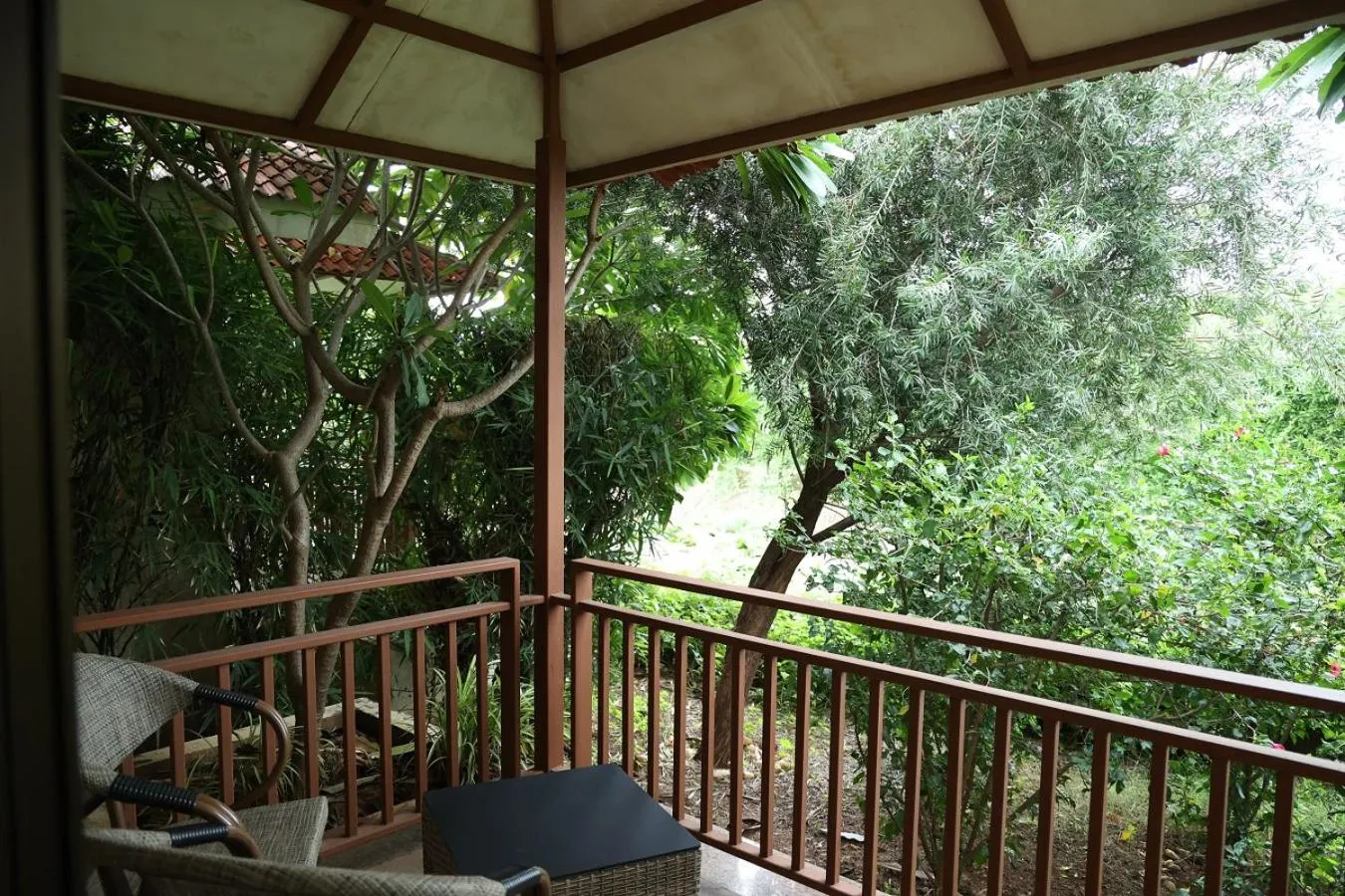 Balcony/Terrace in The Fern Sattva Resort - Polo Forest