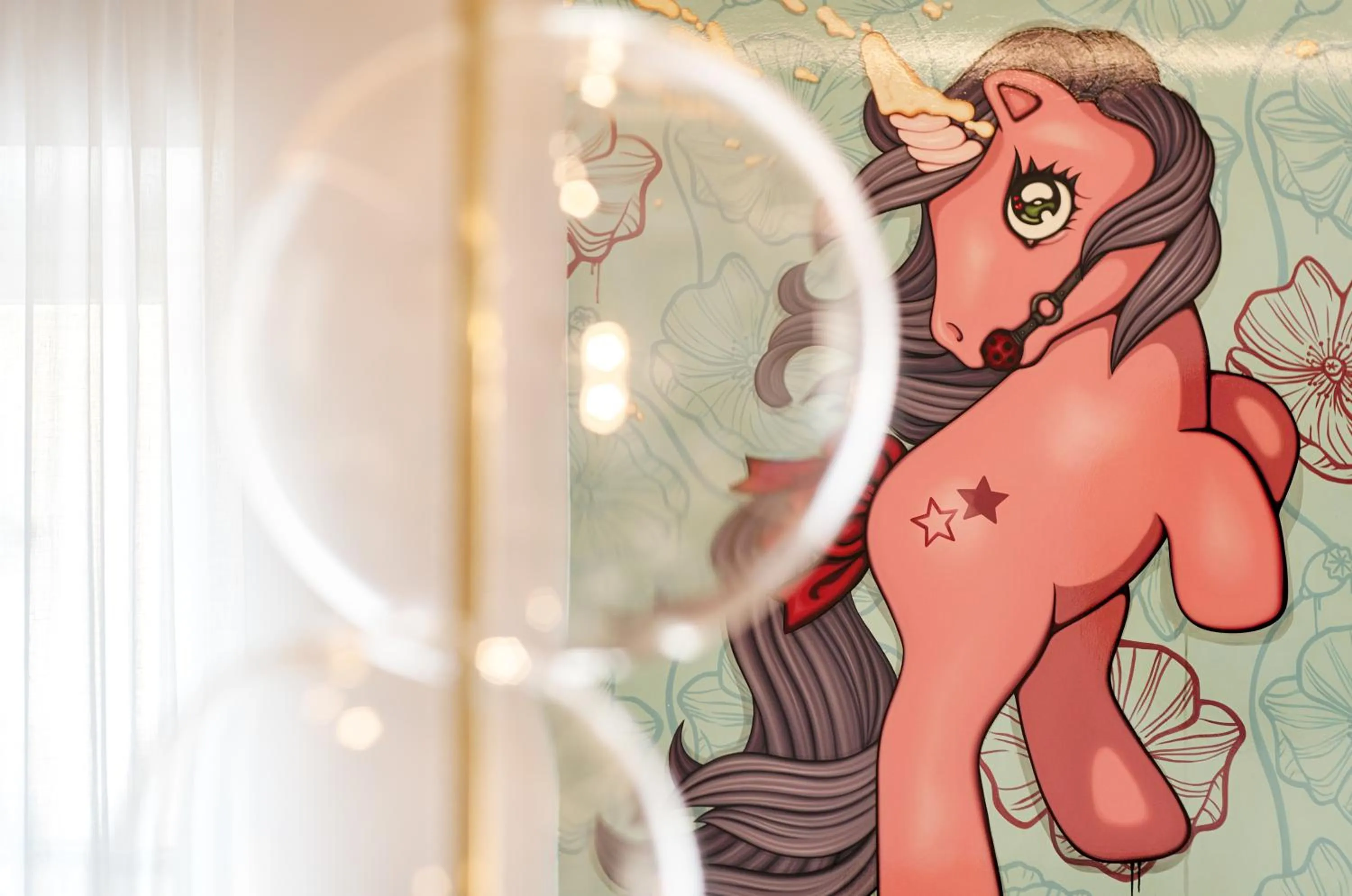 Communal lounge/ TV room in A.D. 1768 Boutique Hotel