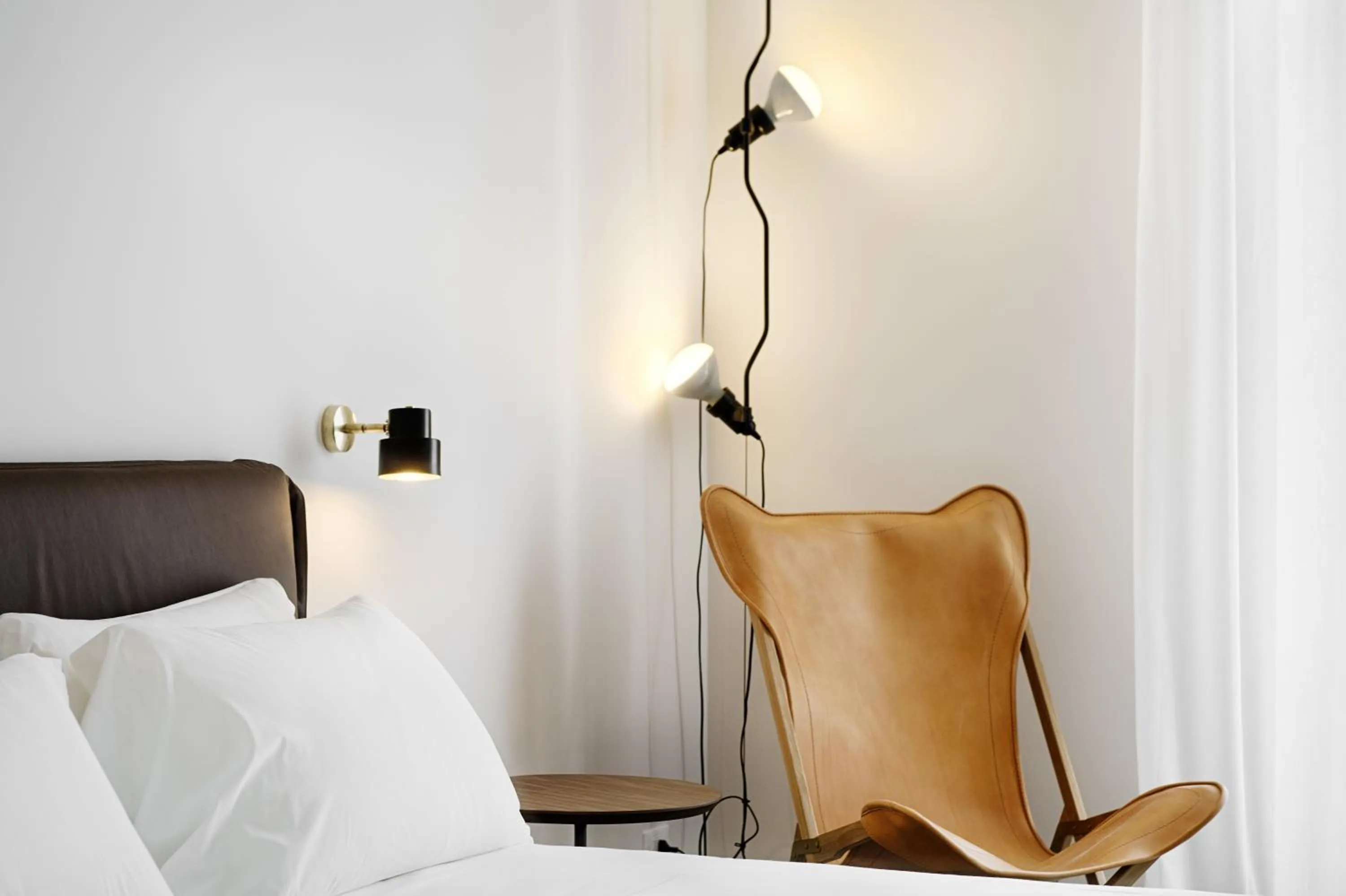 Decorative detail, Bed in A.D. 1768 Boutique Hotel