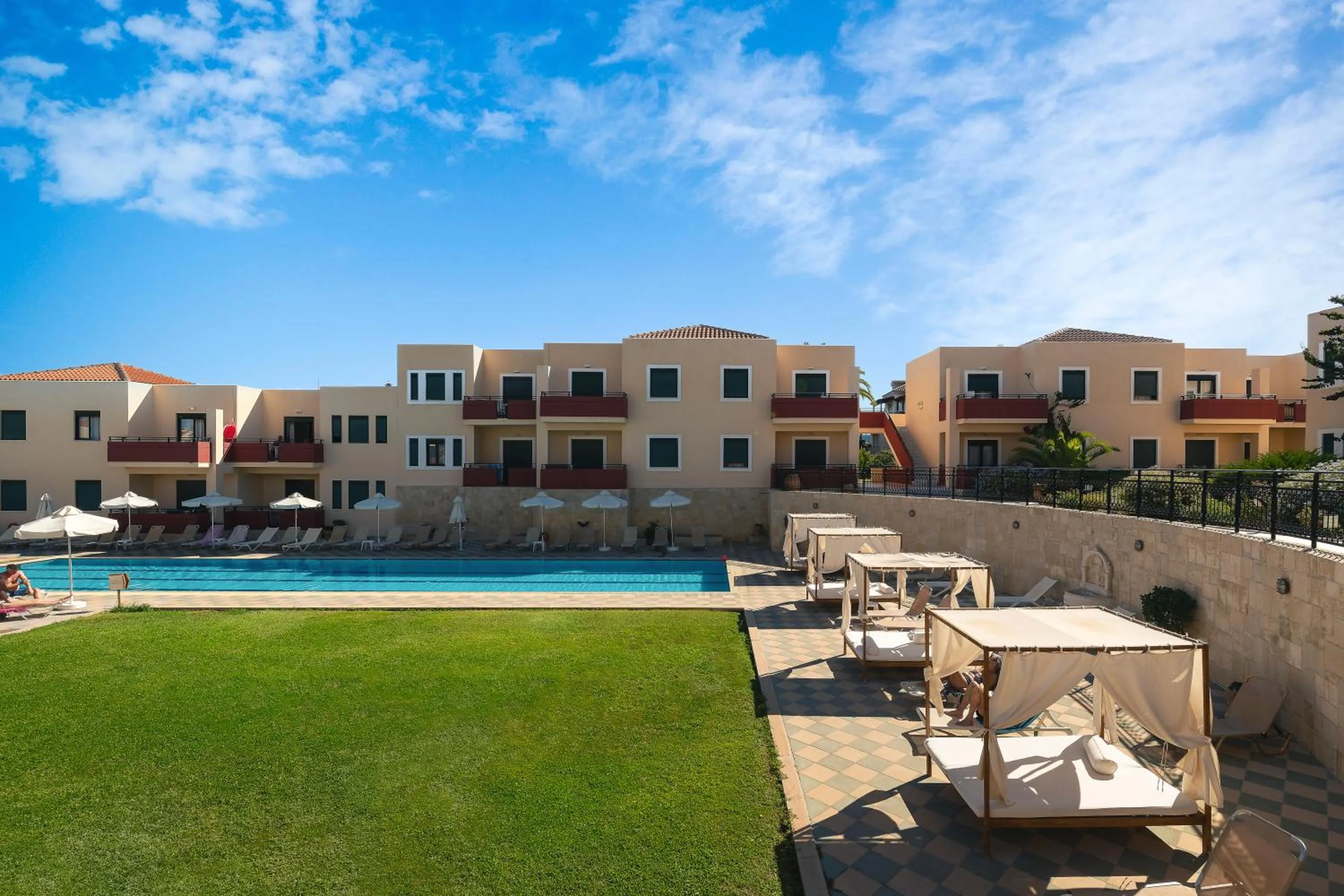 Pool view in Kambos Village