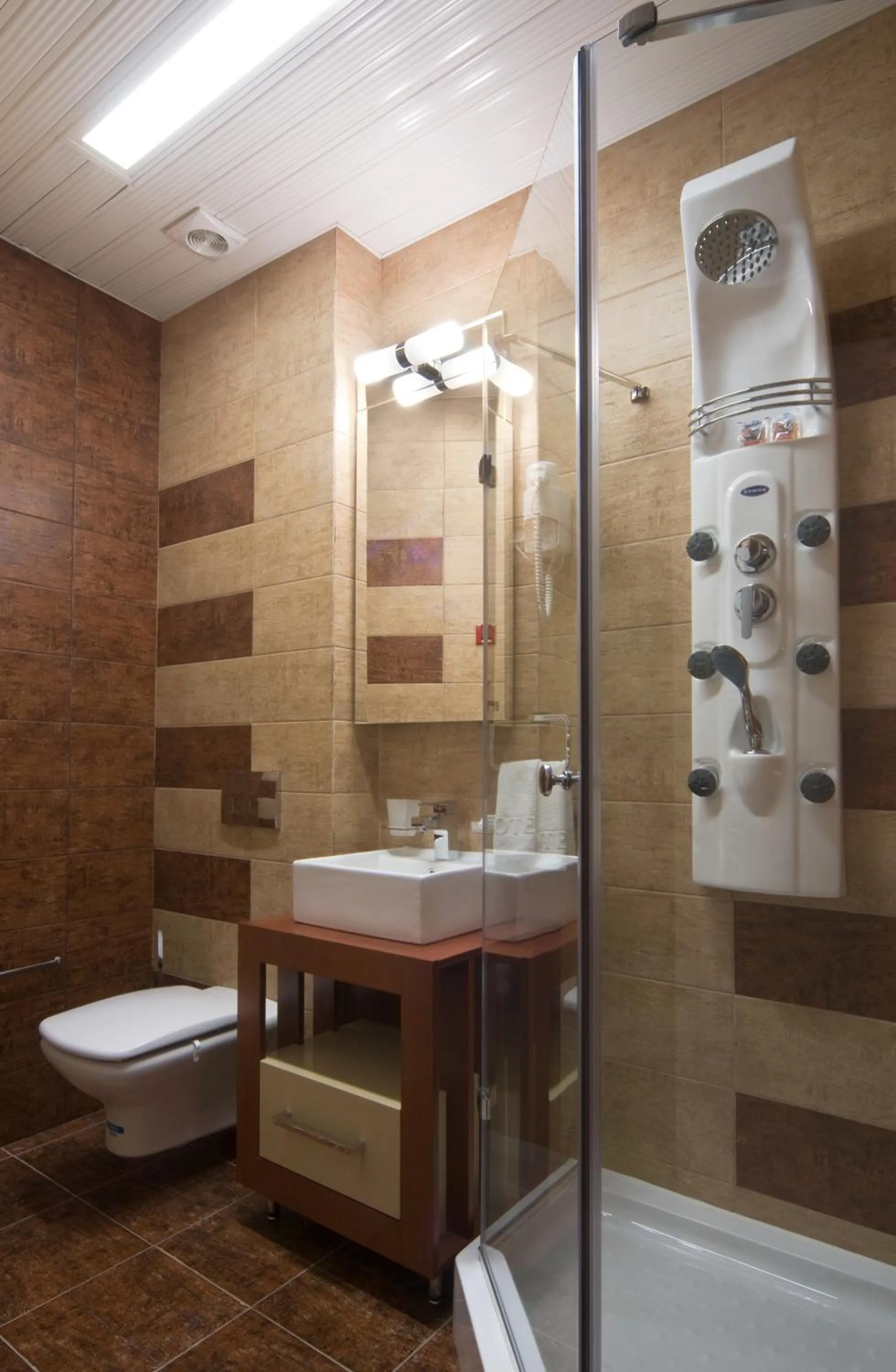 Bathroom in Hotel Ženeva Lux