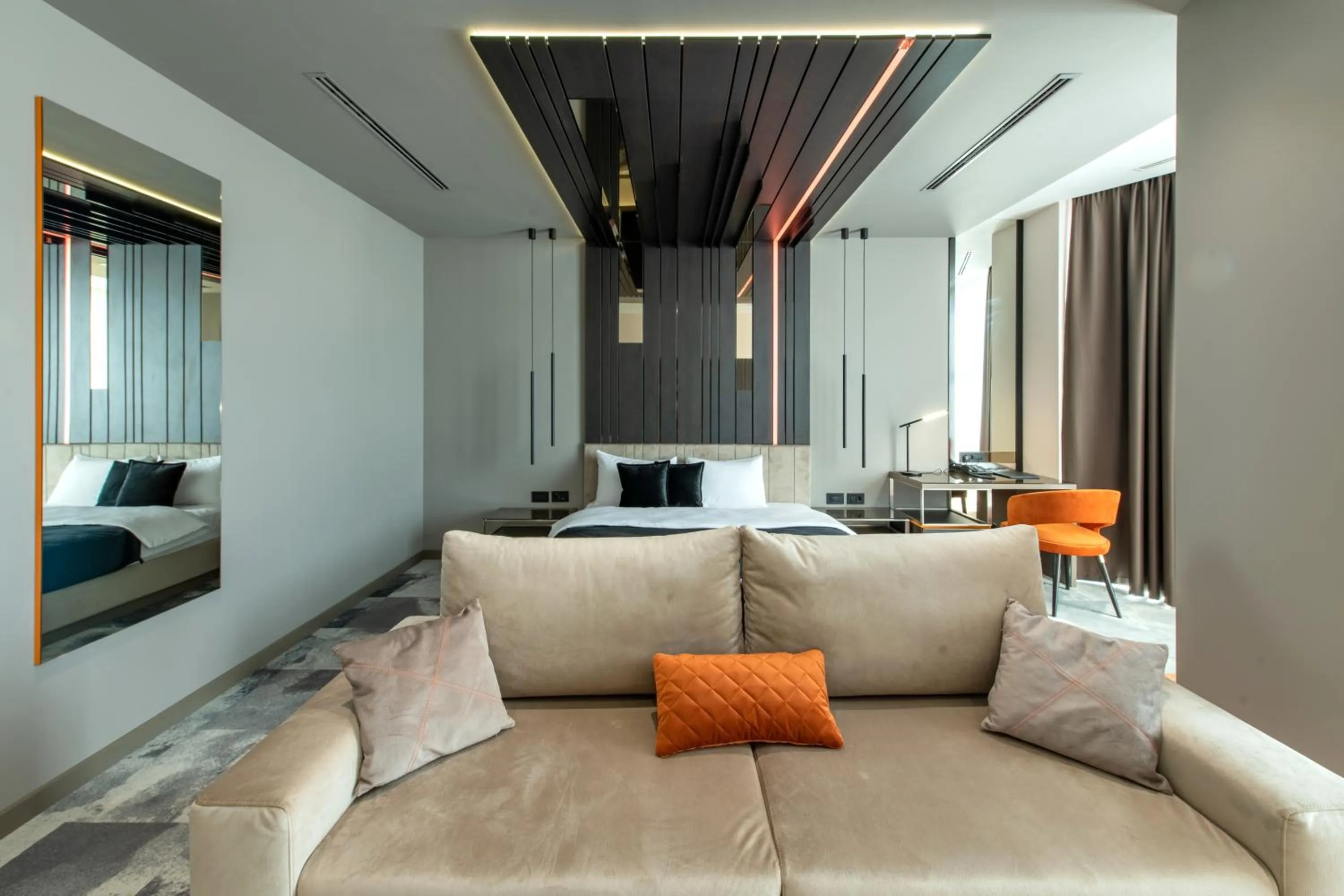 Seating area in Hotel Ženeva Lux