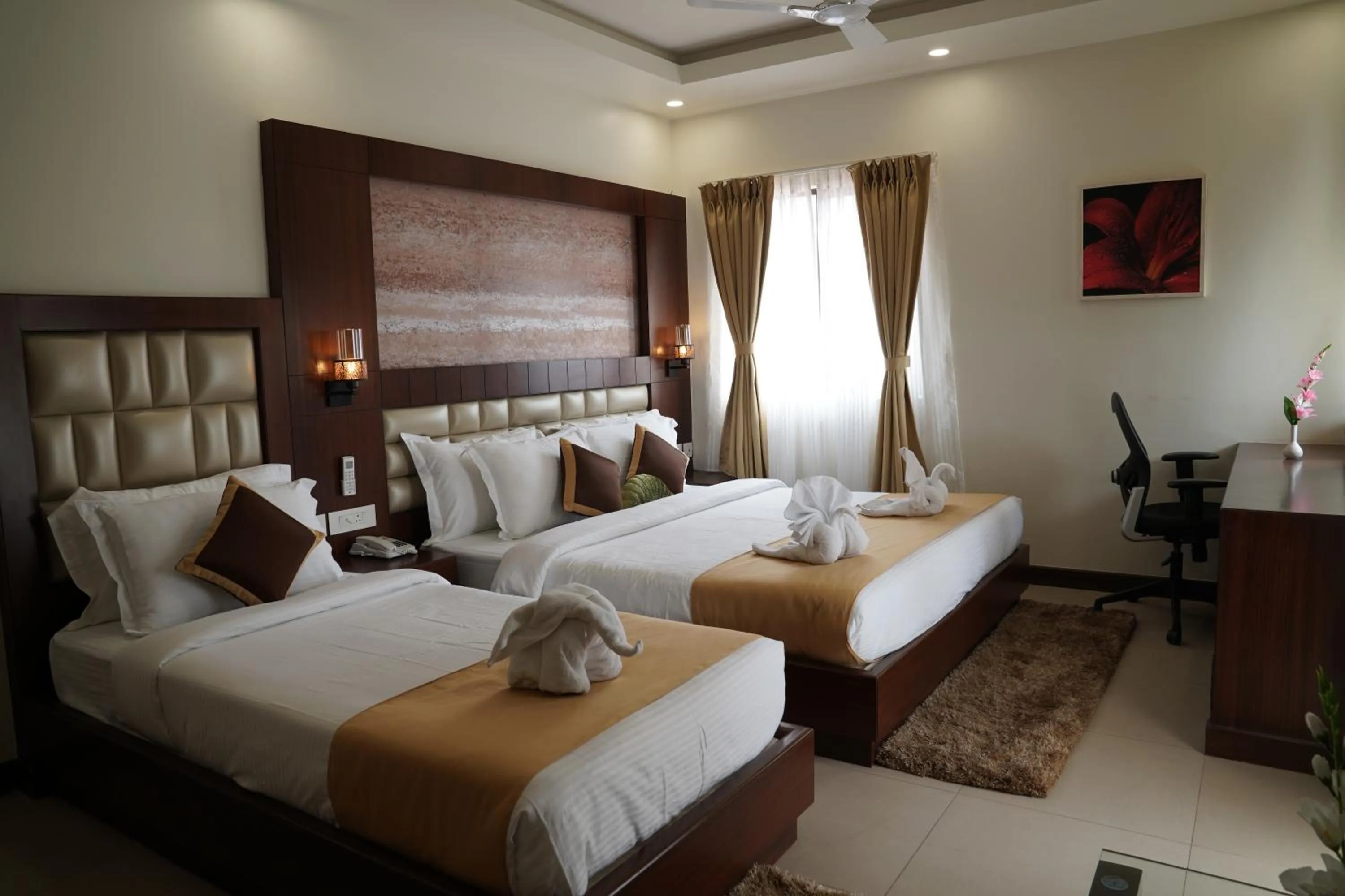 Bed in HOTEL ANNAPURNA